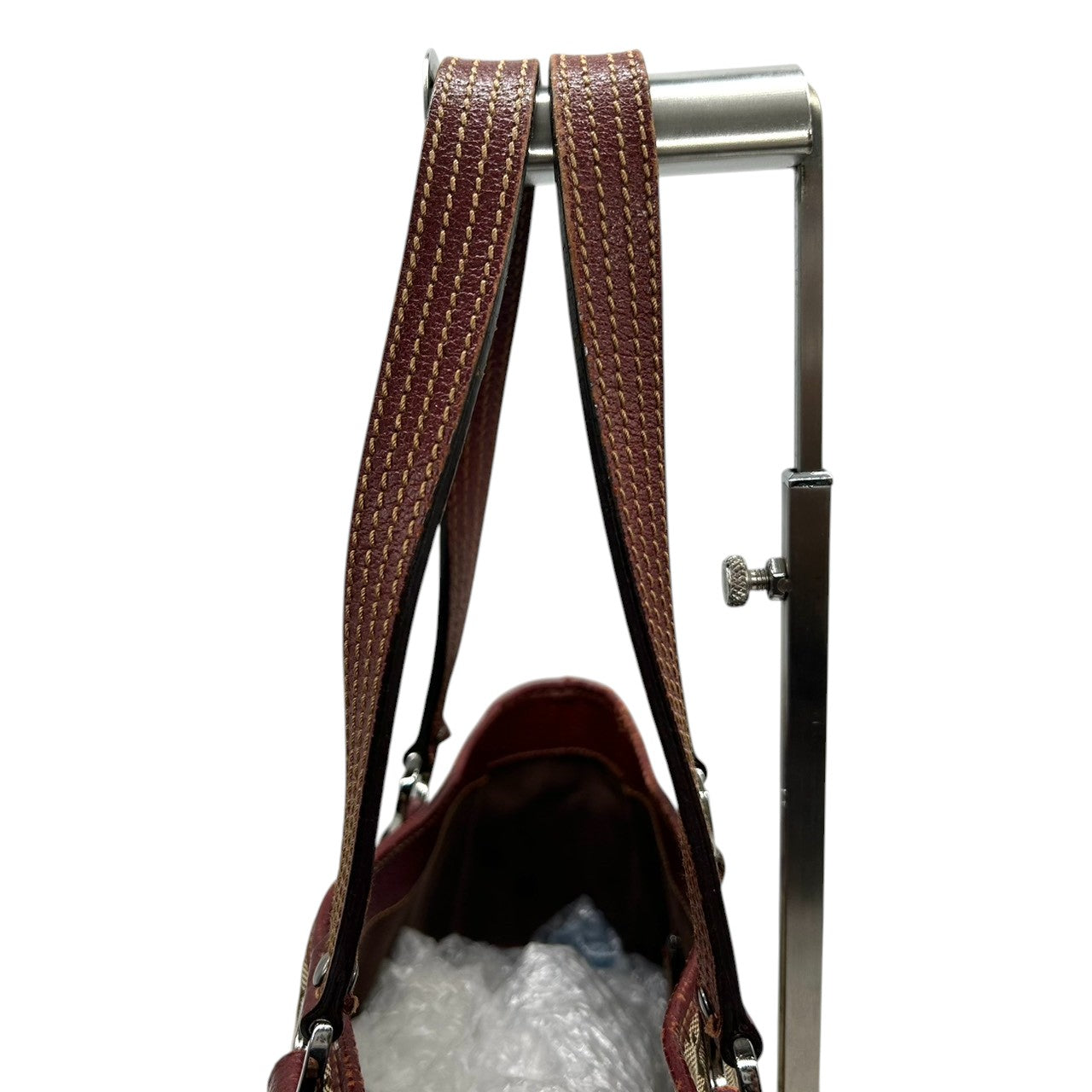 グッチ GUCCI GGキャンバス トートバッグ 113019 ハンドバッグ ワンショルダー 肩掛け可 レザー 本革 ブラウン レッド レディース 定番人気 ヴィンテージ クラシック オールドグッチ 通勤 通学 s5