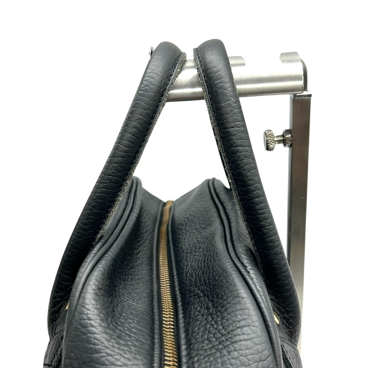 【ストラップ新品】ヤングアンドオルセン 2WAY ボストンバッグ ハンドバッグ ショルダーバッグ 斜め掛け 肩掛け 自立可 レザー 本革 シボ革 ブラック レディース 通勤 通学 ビジネス カジュアル きれいめ 定番人気 s82