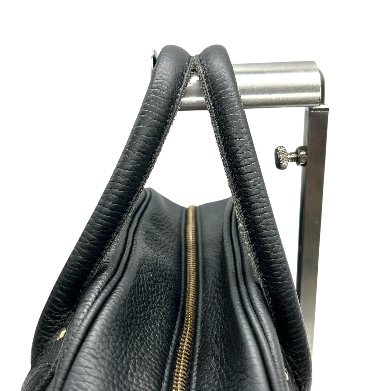 【ストラップ新品】ヤングアンドオルセン 2WAY ボストンバッグ ハンドバッグ ショルダーバッグ 斜め掛け 肩掛け 自立可 レザー 本革 シボ革 ブラック レディース 通勤 通学 ビジネス カジュアル きれいめ 定番人気 s82