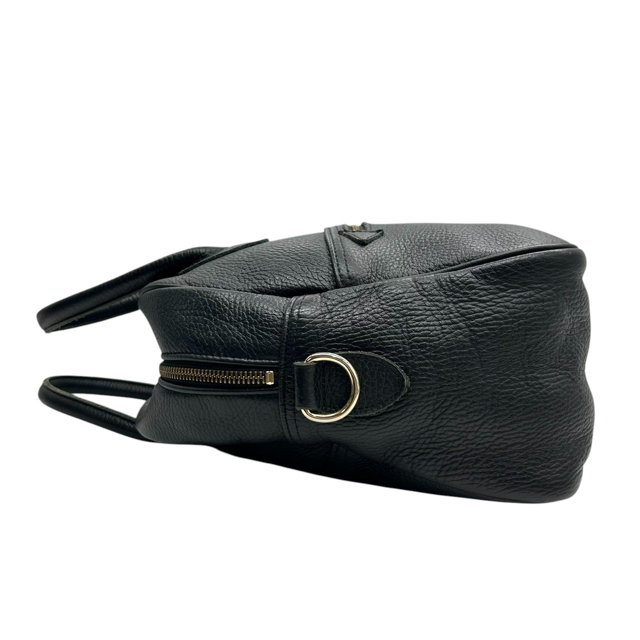 【ストラップ新品】ヤングアンドオルセン 2WAY ボストンバッグ ハンドバッグ ショルダーバッグ 斜め掛け 肩掛け 自立可 レザー 本革 シボ革 ブラック レディース 通勤 通学 ビジネス カジュアル きれいめ 定番人気 s82