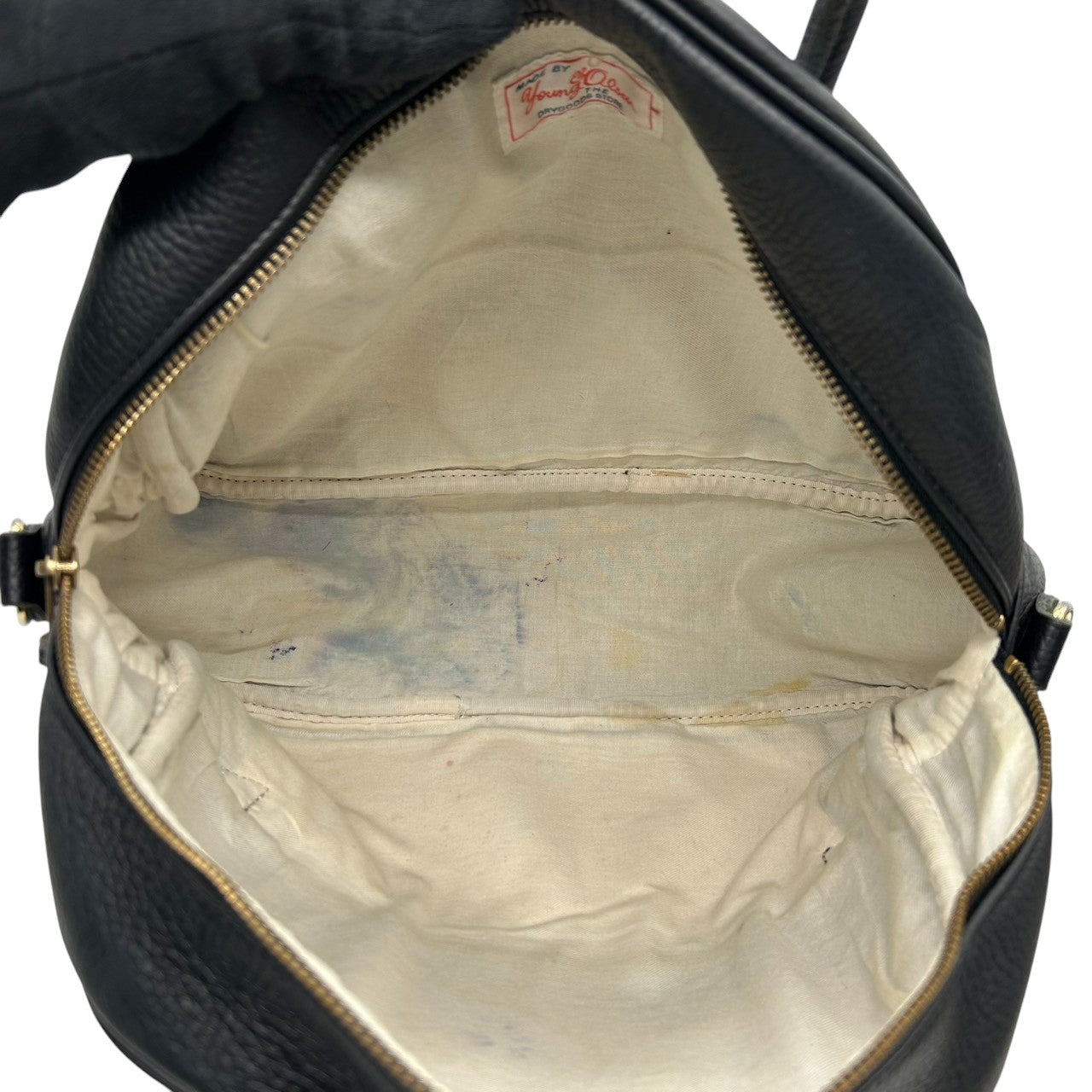 【ストラップ新品】ヤングアンドオルセン 2WAY ボストンバッグ ハンドバッグ ショルダーバッグ 斜め掛け 肩掛け 自立可 レザー 本革 シボ革 ブラック レディース 通勤 通学 ビジネス カジュアル きれいめ 定番人気 s82