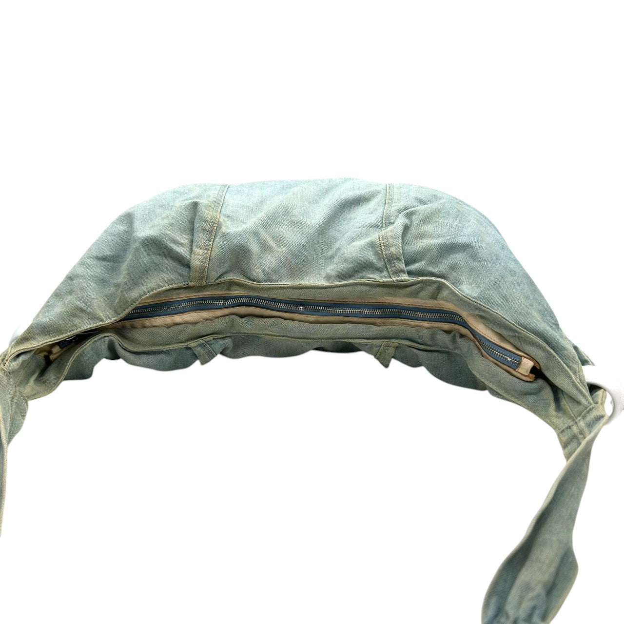 シーバイクロエ デニム ショルダーバッグ ワンショルダー ホーボーバッグ 斜め掛け可 A4収納可 大容量 ウォッシュ加工 レディース カジュアル ヴィンテージライク カード 保存袋付き See By Chloe s83