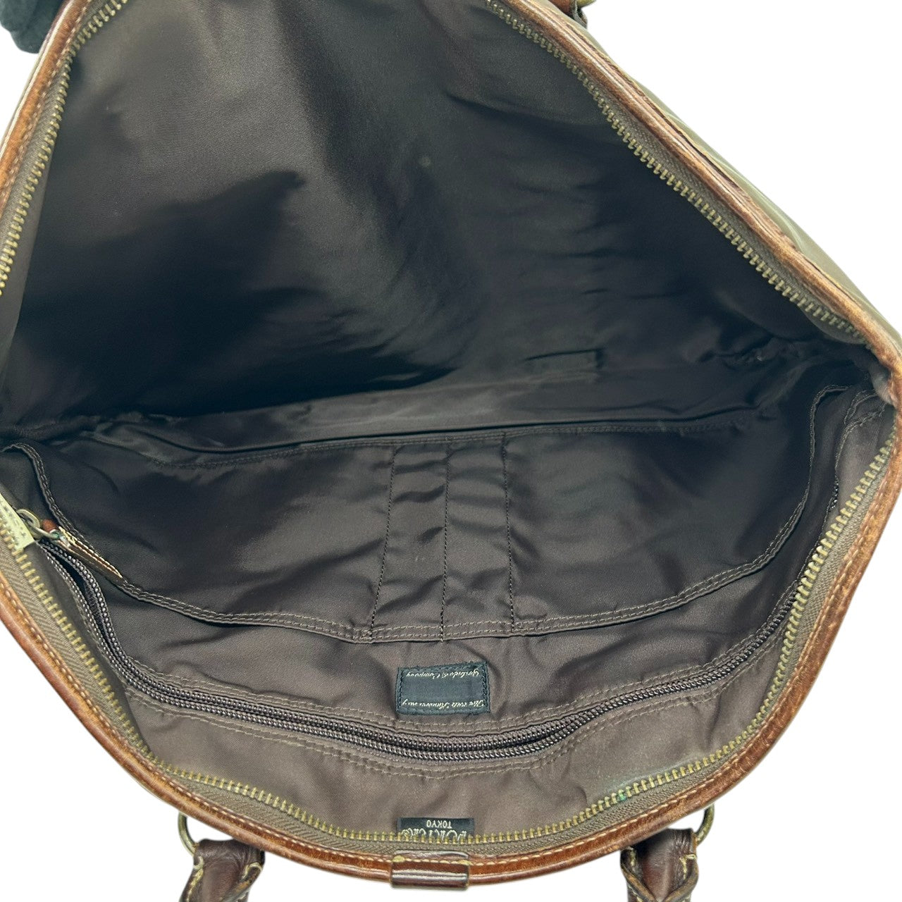 ポーター 70周年記念 ビジネスバッグ ブリーフケース 書類鞄 A4収納可 ナイロン レザー ブラウン 茶色 メンズ 紳士 通勤 ビジネス スリム 薄型 軽量 日本製 吉田カバン PORTER The 70th Anniversary 限定モデル s82