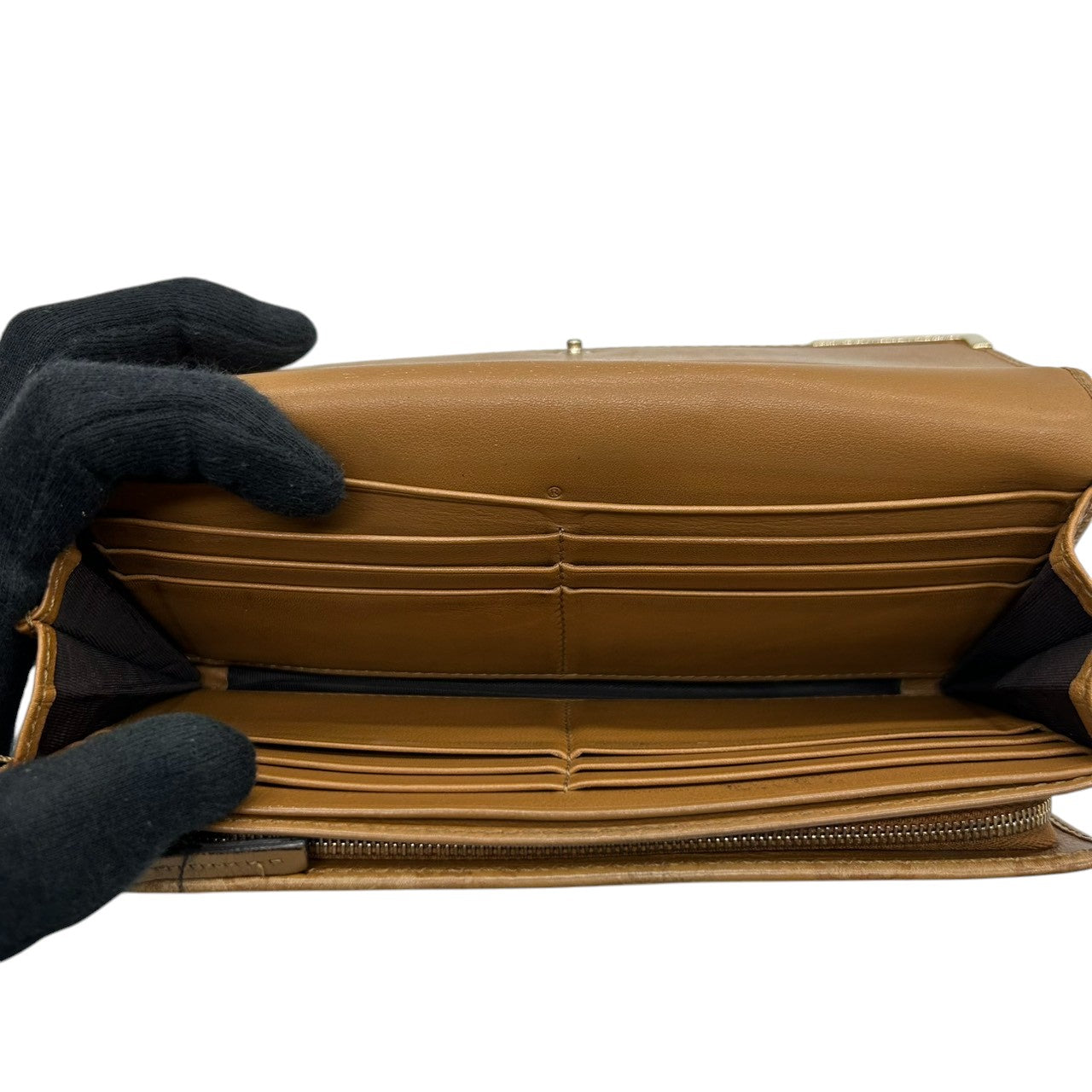 グッチ GUCCI 長財布 Wホック グッチシマ GG柄 レザー 本革 ブラウン ゴールド金具 プレートロゴ レディース メンズ ユニセックス 大容量 収納豊富 GGエンボス ヴィンテージ w6