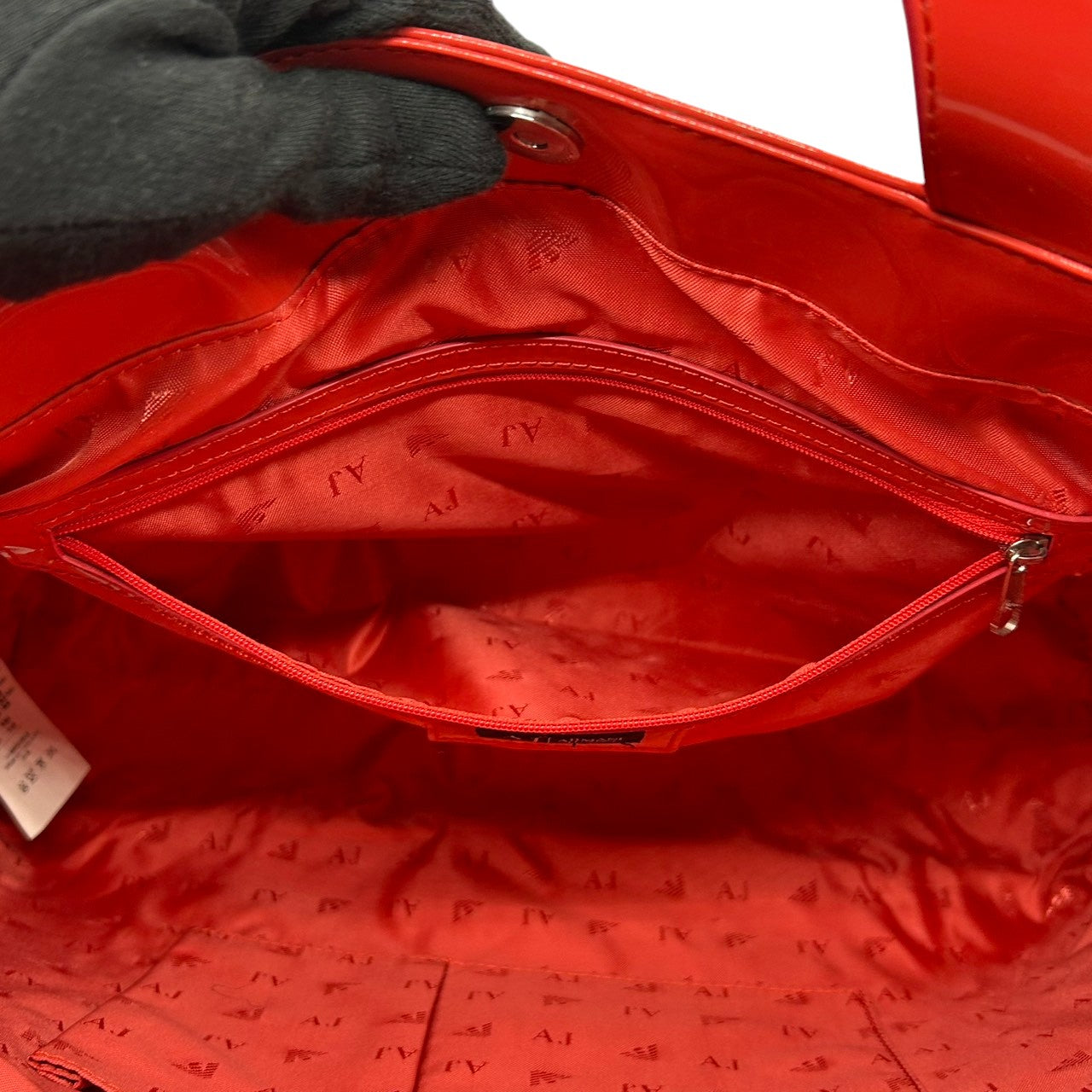 アルマーニジーンズ ARMANI JEANS トートバッグ ハンドバッグ エナメル パテントレザー ビッグロゴ ピンク AJ A4収納可 大容量 肩掛け ワンショルダー 通勤 通学 カジュアル 旅行 レディース 鞄 かばん s30