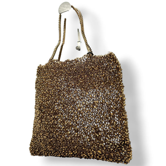 アンテプリマ ANTEPRIMA ワイヤーバッグ スタンダード ハンドバッグ トートバッグ スクエア スタンダード ブロンズ ゴールド ブラウン 茶色 キラキラ 編み込み パーティー 結婚式 二次会 フォーマル レディース 鞄 かばん s92