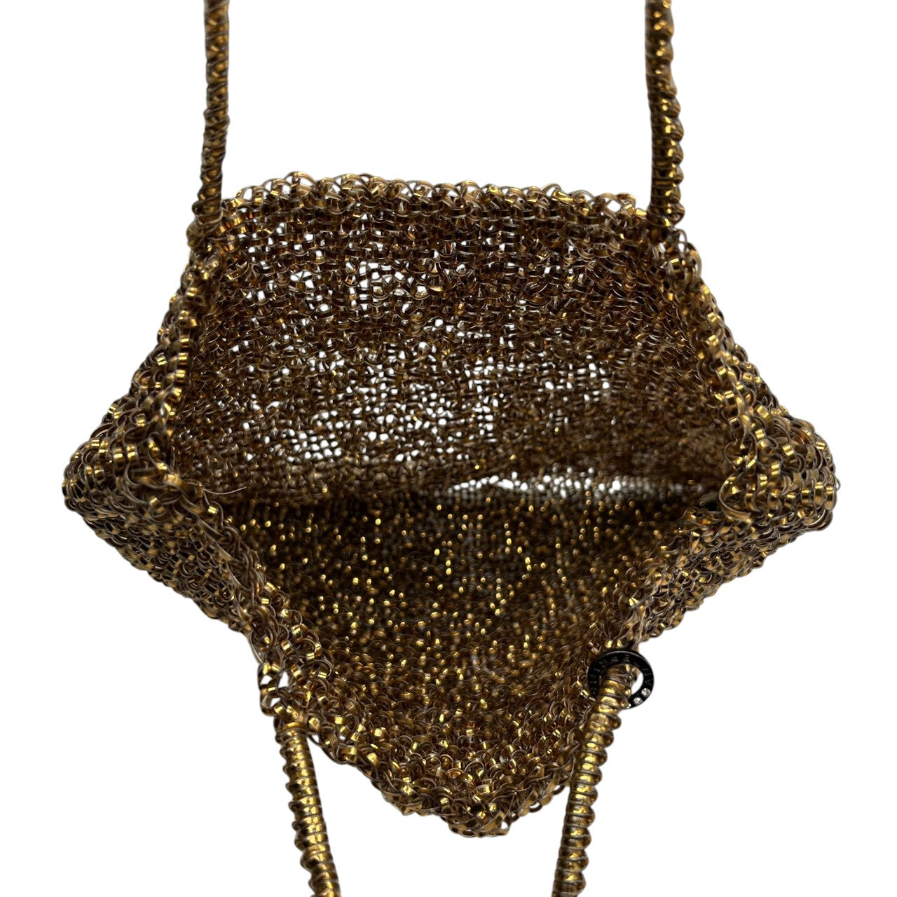 アンテプリマ ANTEPRIMA ワイヤーバッグ スタンダード ハンドバッグ トートバッグ スクエア スタンダード ブロンズ ゴールド ブラウン 茶色 キラキラ 編み込み パーティー 結婚式 二次会 フォーマル レディース 鞄 かばん s92