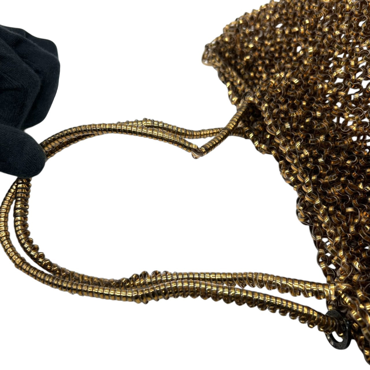 アンテプリマ ANTEPRIMA ワイヤーバッグ スタンダード ハンドバッグ トートバッグ スクエア スタンダード ブロンズ ゴールド ブラウン 茶色 キラキラ 編み込み パーティー 結婚式 二次会 フォーマル レディース 鞄 かばん s92