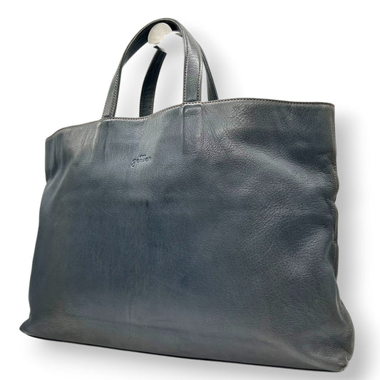 ダン ゲンテン dan genten トートバッグ ビジネスバッグ ブリーフケース レザー 本革 ネイビー 紺 A4収納可 大容量 PC収納 通勤 通学 ヴィンテージ感 エイジング 経年変化 メンズ レディース ユニセックス 鞄 かばん s92