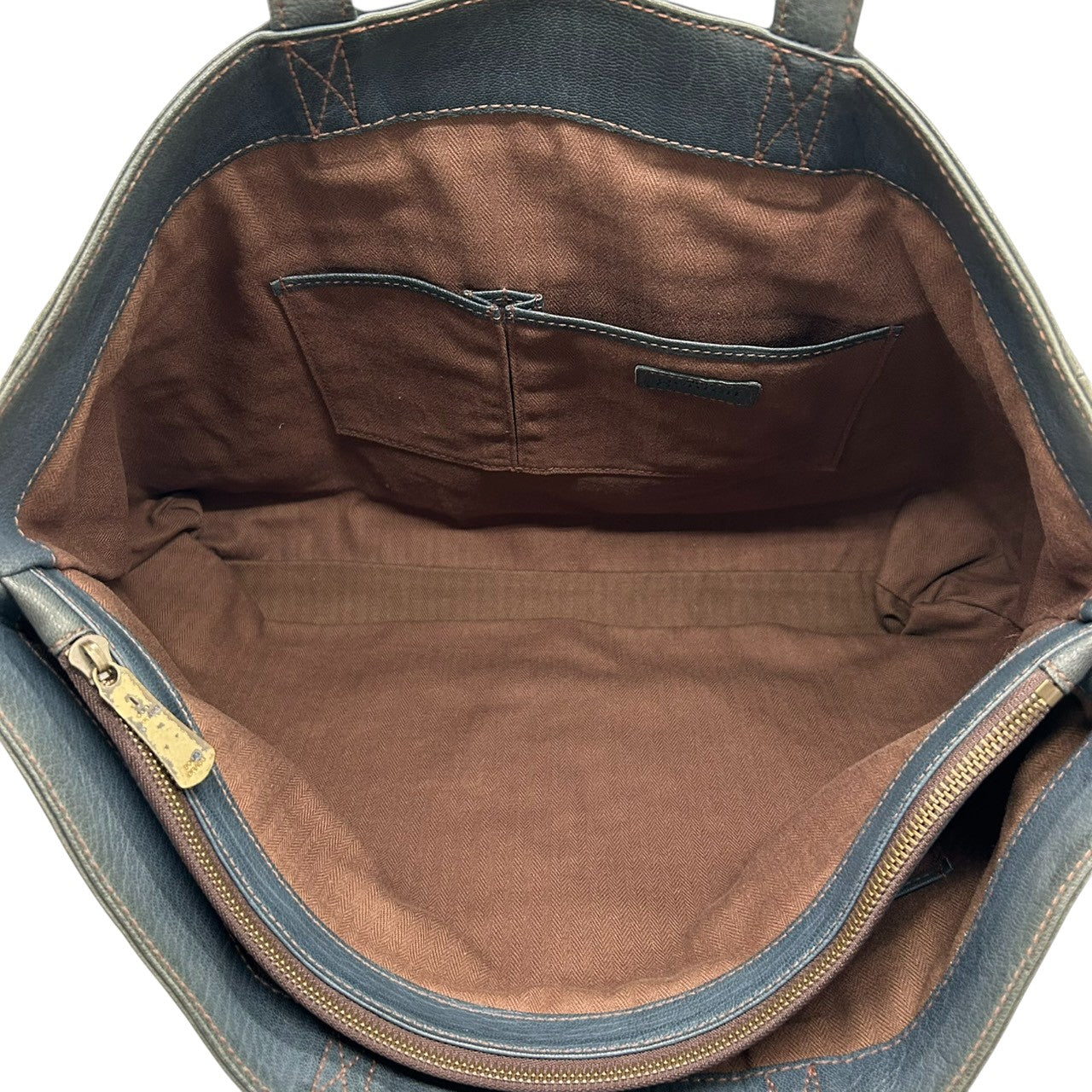 ダン ゲンテン dan genten トートバッグ ビジネスバッグ ブリーフケース レザー 本革 ネイビー 紺 A4収納可 大容量 PC収納 通勤 通学 ヴィンテージ感 エイジング 経年変化 メンズ レディース ユニセックス 鞄 かばん s92