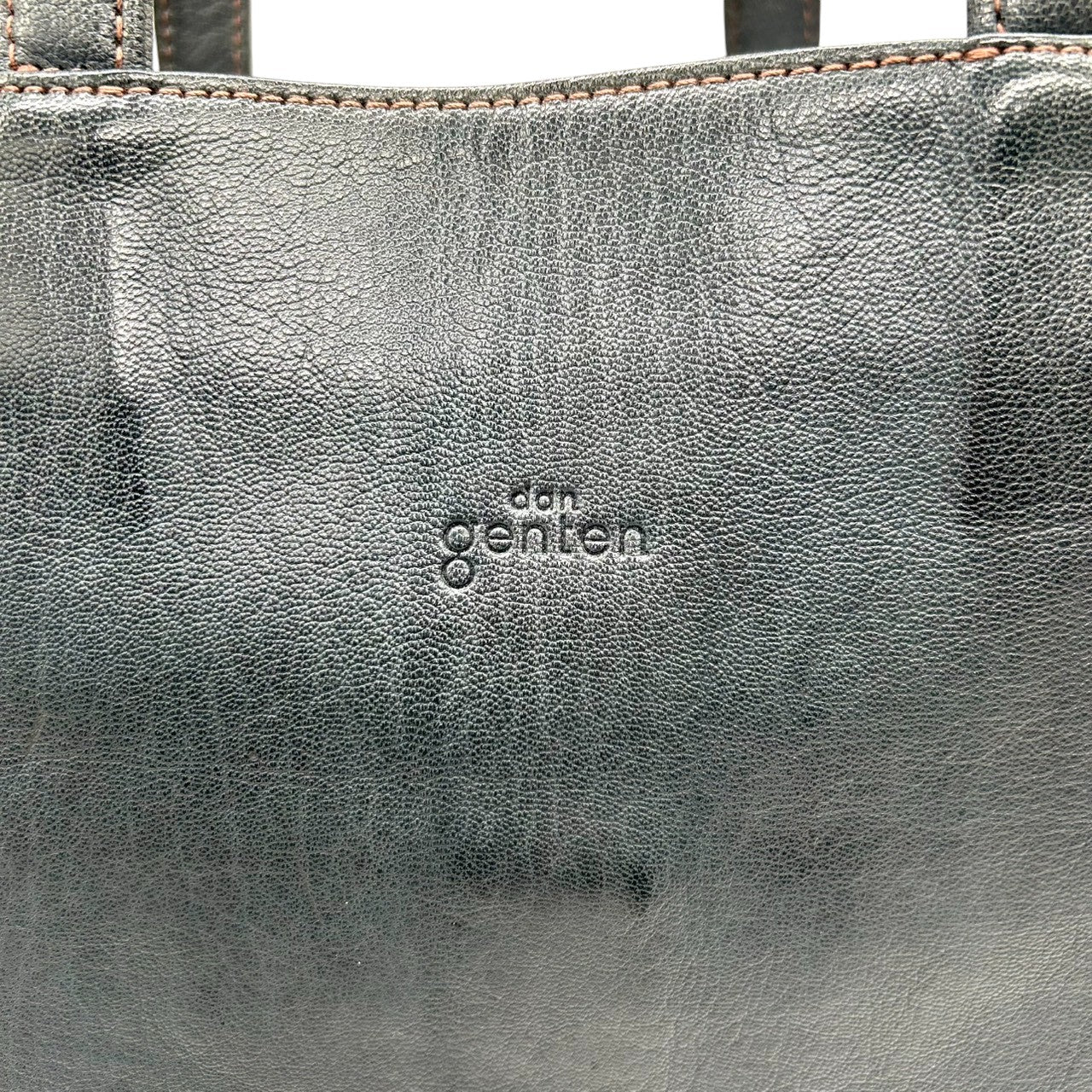 ダン ゲンテン dan genten トートバッグ ビジネスバッグ ブリーフケース レザー 本革 ネイビー 紺 A4収納可 大容量 PC収納 通勤 通学 ヴィンテージ感 エイジング 経年変化 メンズ レディース ユニセックス 鞄 かばん s92