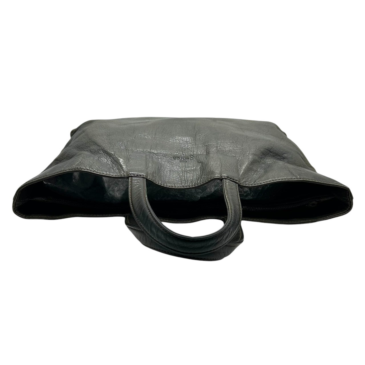 【美品】ダン ゲンテン dan genten トートバッグ ビジネスバッグ レザー 本革 グリーン 緑 深緑 A4収納可 大容量 PC収納 通勤 通学 メンズ ヴィンテージ感 エイジング 経年変化 レディース ユニセックス 鞄 かばん s92