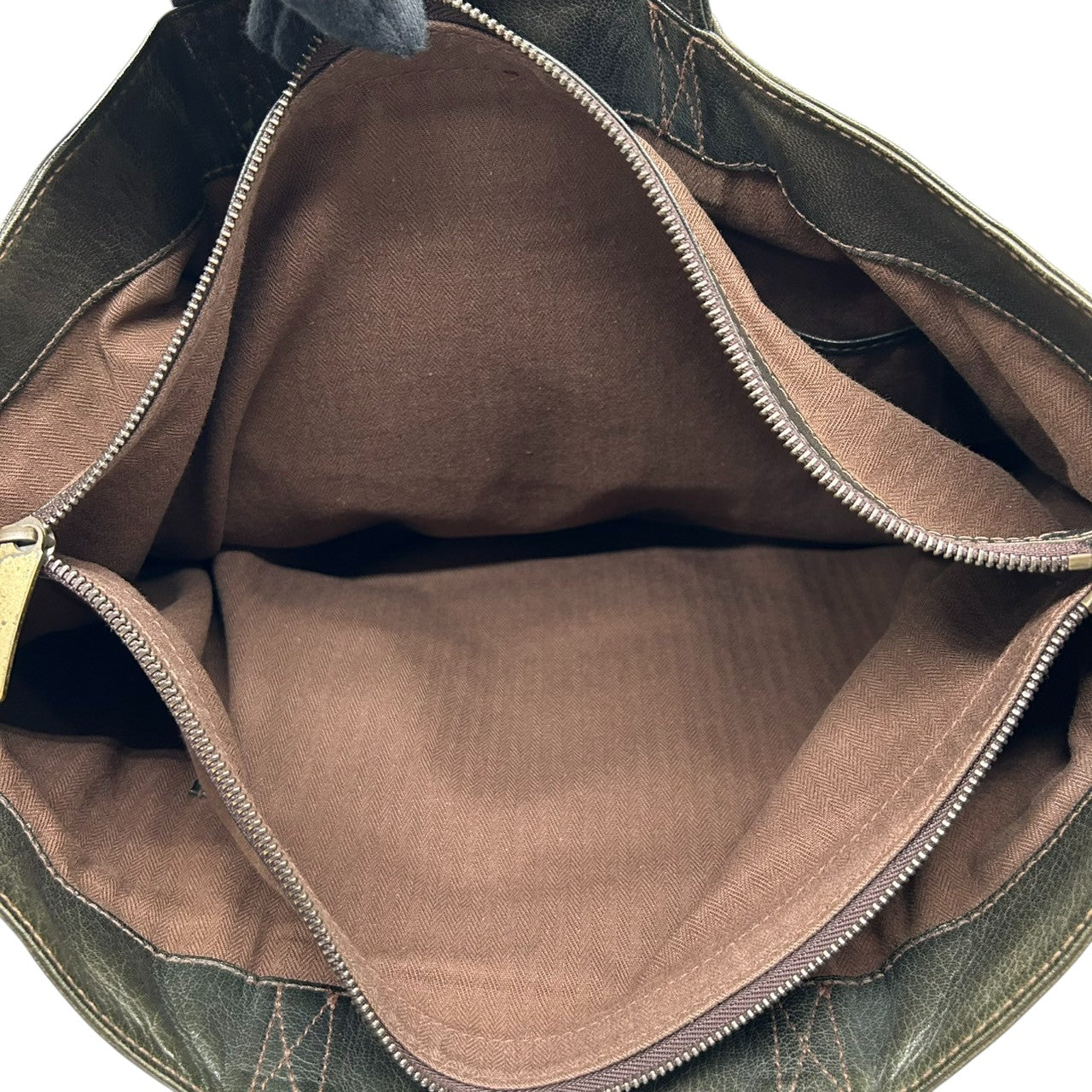 【美品】ダン ゲンテン dan genten トートバッグ ビジネスバッグ レザー 本革 グリーン 緑 深緑 A4収納可 大容量 PC収納 通勤 通学 メンズ ヴィンテージ感 エイジング 経年変化 レディース ユニセックス 鞄 かばん s92