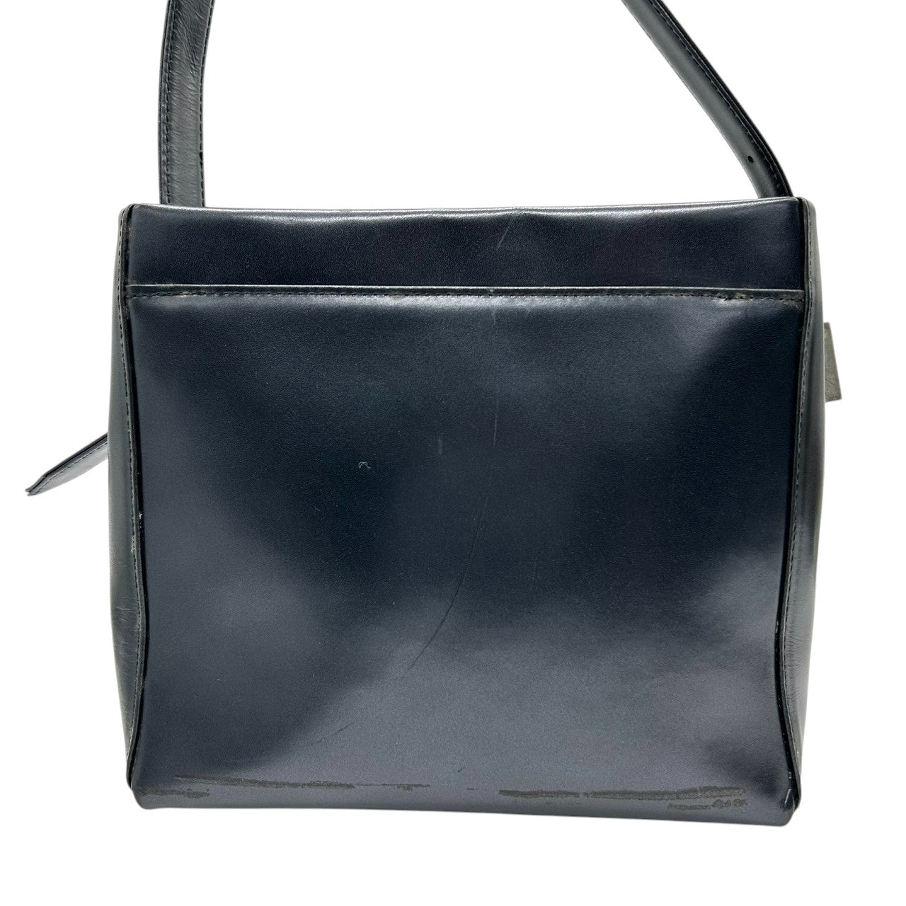 ジバンシー GIVENCHY ハンドバッグ ワンショルダー 肩掛け レザー 本革 ブラック 黒 4Gロゴ ロゴ金具 シルバー金具 スクエア ボックス ヴィンテージ オールド フォーマル カジュアル レディース 鞄 かばん s92