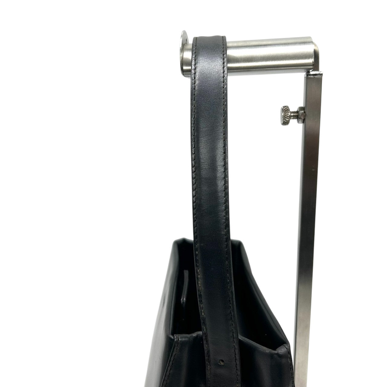 ジバンシー GIVENCHY ハンドバッグ ワンショルダー 肩掛け レザー 本革 ブラック 黒 4Gロゴ ロゴ金具 シルバー金具 スクエア ボックス ヴィンテージ オールド フォーマル カジュアル レディース 鞄 かばん s92