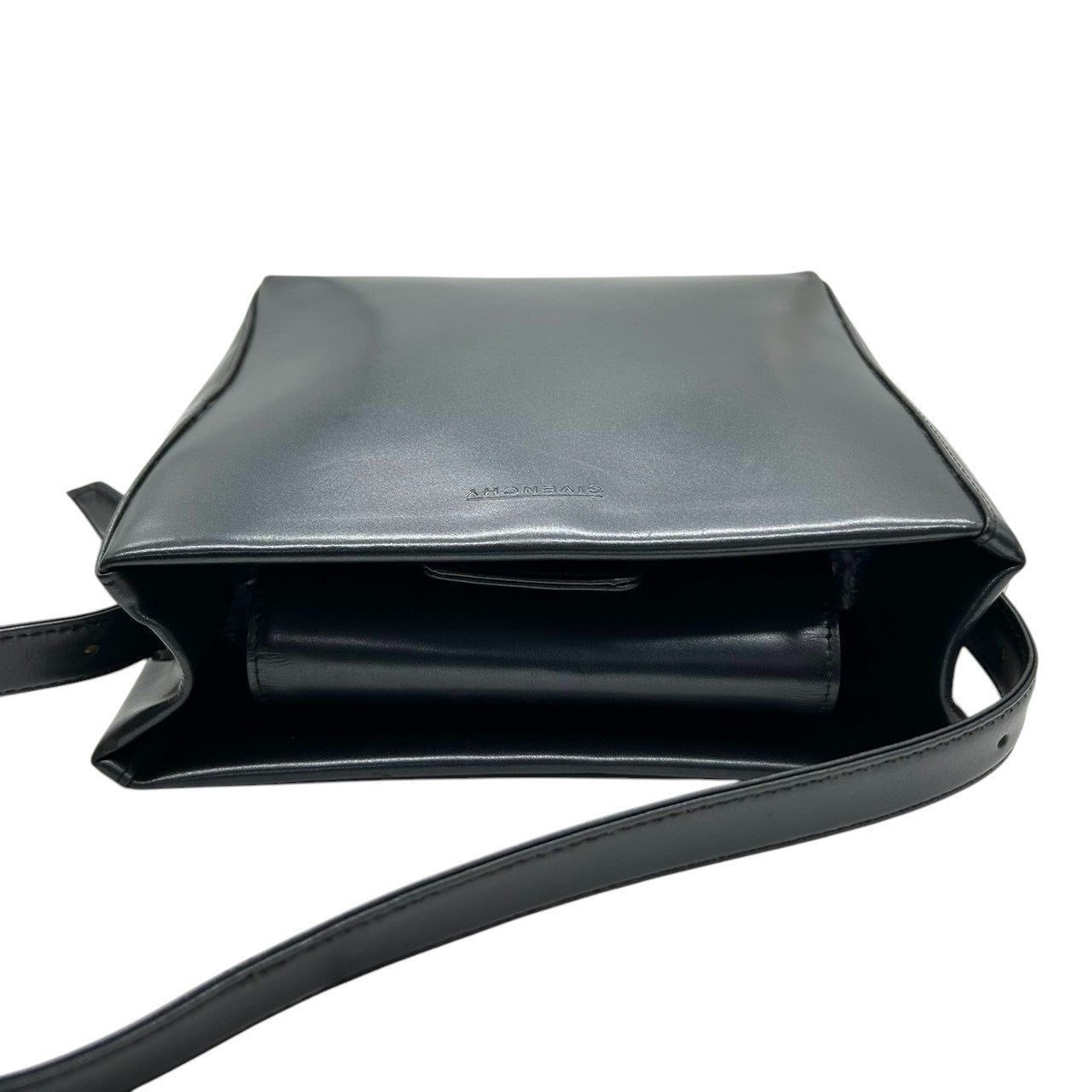 ジバンシー GIVENCHY ハンドバッグ ワンショルダー 肩掛け レザー 本革 ブラック 黒 4Gロゴ ロゴ金具 シルバー金具 スクエア ボックス ヴィンテージ オールド フォーマル カジュアル レディース 鞄 かばん s92