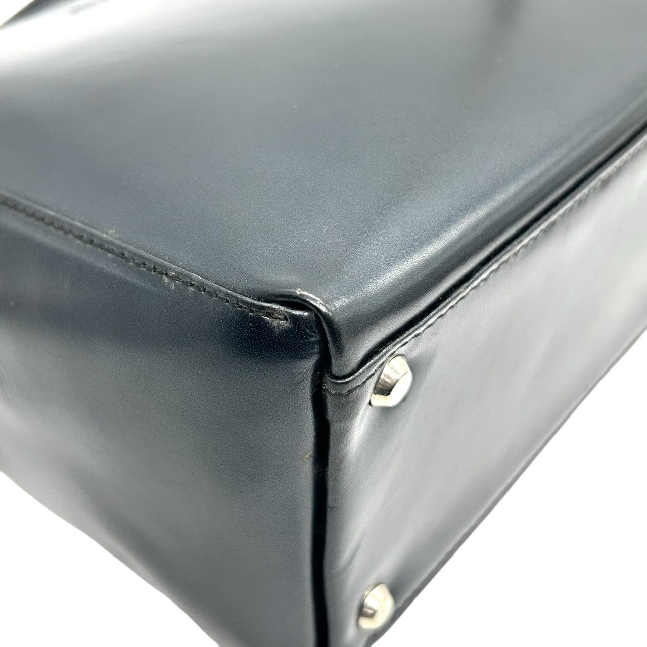 ジバンシー GIVENCHY ハンドバッグ ワンショルダー 肩掛け レザー 本革 ブラック 黒 4Gロゴ ロゴ金具 シルバー金具 スクエア ボックス ヴィンテージ オールド フォーマル カジュアル レディース 鞄 かばん s92