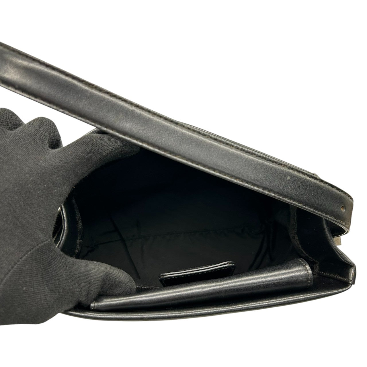 ジバンシー GIVENCHY ハンドバッグ ワンショルダー 肩掛け レザー 本革 ブラック 黒 4Gロゴ ロゴ金具 シルバー金具 スクエア ボックス ヴィンテージ オールド フォーマル カジュアル レディース 鞄 かばん s92