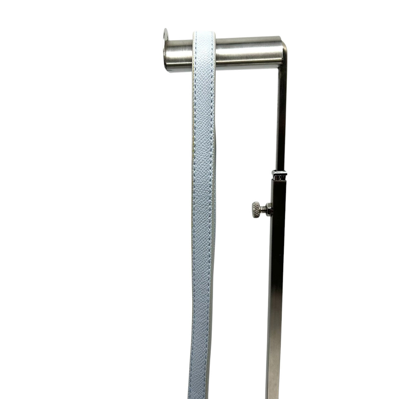 【美品】トミーヒルフィガー TOMMY HILFIGER ショルダーバッグ ポシェット 斜め掛け可 サフィアーノ レザー 本革 ライトブルー 水色 ゴールド金具 レディース シンプル カジュアル お出かけ デート s93