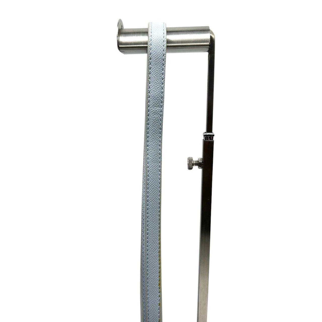 【美品】トミーヒルフィガー TOMMY HILFIGER ショルダーバッグ ポシェット 斜め掛け可 サフィアーノ レザー 本革 ライトブルー 水色 ゴールド金具 レディース シンプル カジュアル お出かけ デート s93