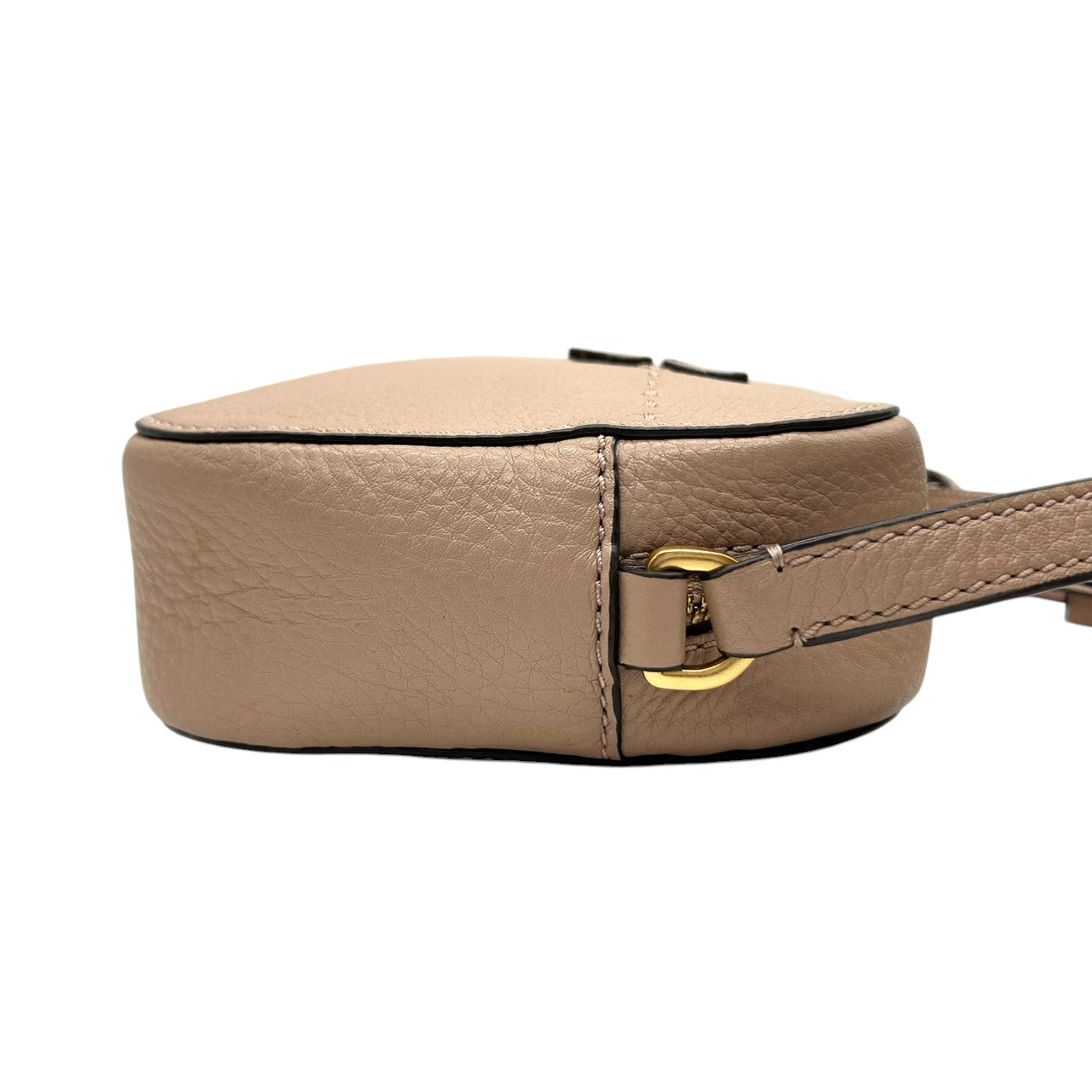 【極美品】トリーバーチ マックグロー ショルダーバッグ カメラバッグ ポシェット 斜め掛け可 カメラバッグ レザー 本革 ピンクベージュ レディース ダブルT ロゴ TORY BURCH McGraw クロスボディ ミニバッグ スクエア s94