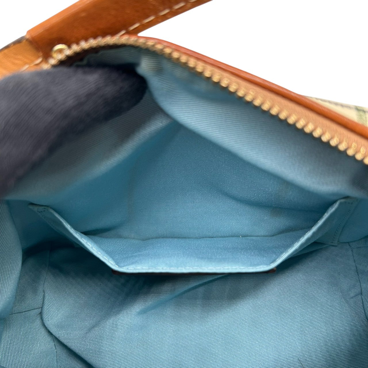 コーチ COACH タッターソール チェック柄 アクセサリーポーチ ハンドバッグ ミニバッグ 41879 マルチカラー PVC レザー 本革 ホワイト クリーム 系 馬車ロゴ ホースアンドキャリッジ 軽量 ランチトート サブバッグ レディース s2