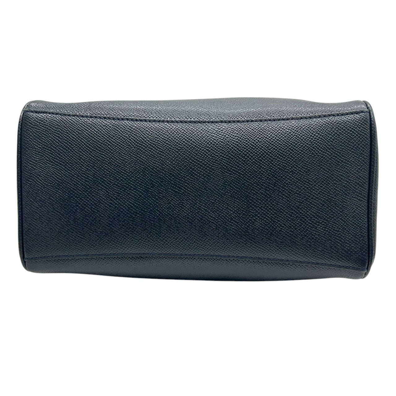 美品 コーチ COACH ミニ ベネット サッチェル 2WAY ショルダーバッグ ハンドバッグ ミニボストン F57521 クロスグレインレザー 本革 ネイビー 紺 ミッドナイト ゴールド金具 斜め掛け クロスボディ レディース 通勤 通学 E6