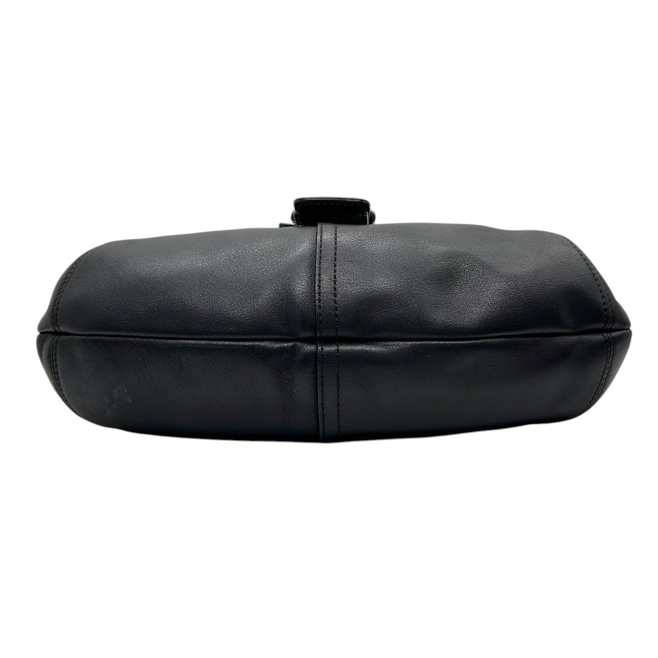 【極美品】コーチ COACH 9282 ソーホー Y2K vintage archive 00s ショルダーバッグ ホーボー ハンドバッグ 肩掛け レザー 本革 ブラック 黒 シルバー金具 バックル レディース ヴィンテージ E6