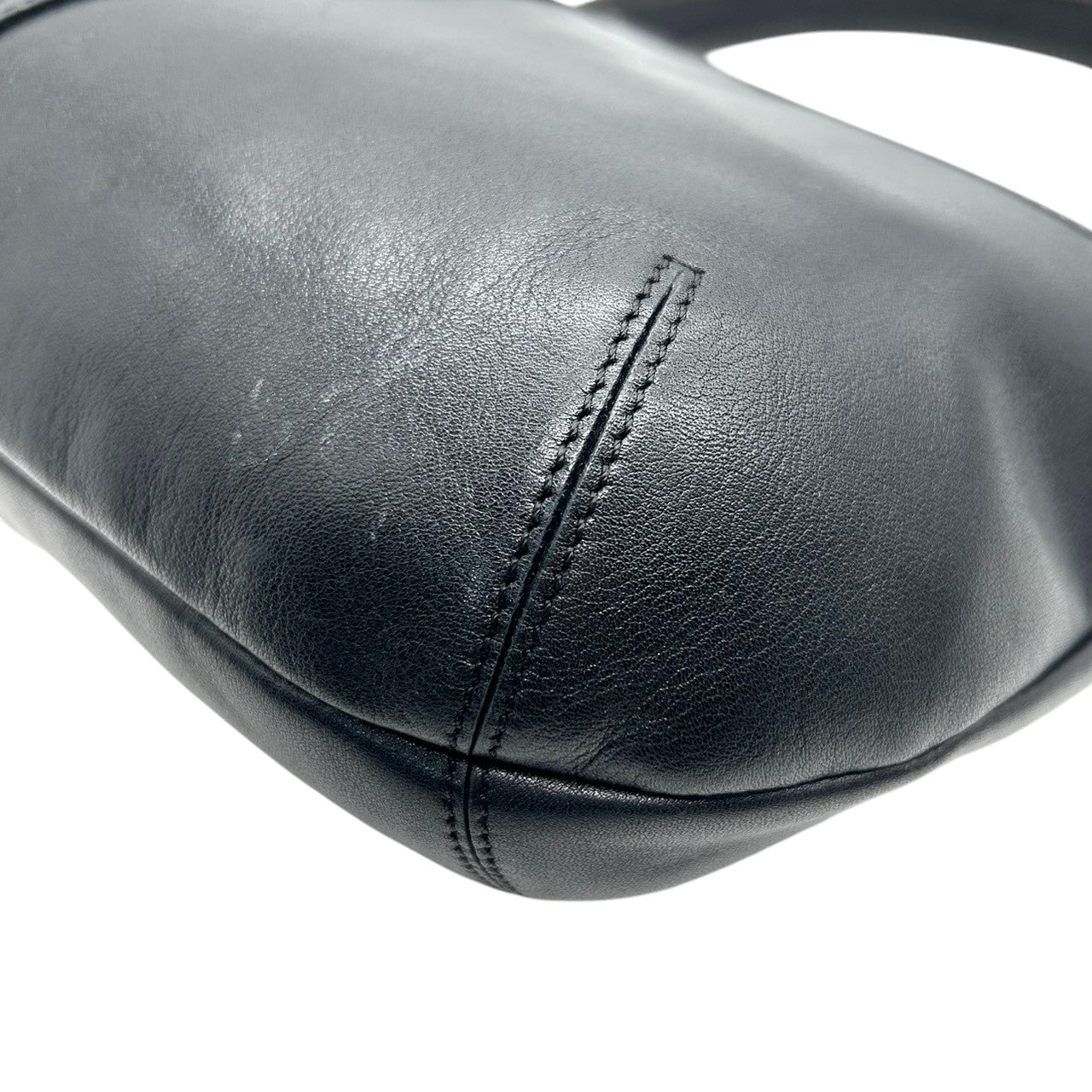 【極美品】コーチ COACH 9282 ソーホー Y2K vintage archive 00s ショルダーバッグ ホーボー ハンドバッグ 肩掛け レザー 本革 ブラック 黒 シルバー金具 バックル レディース ヴィンテージ E6