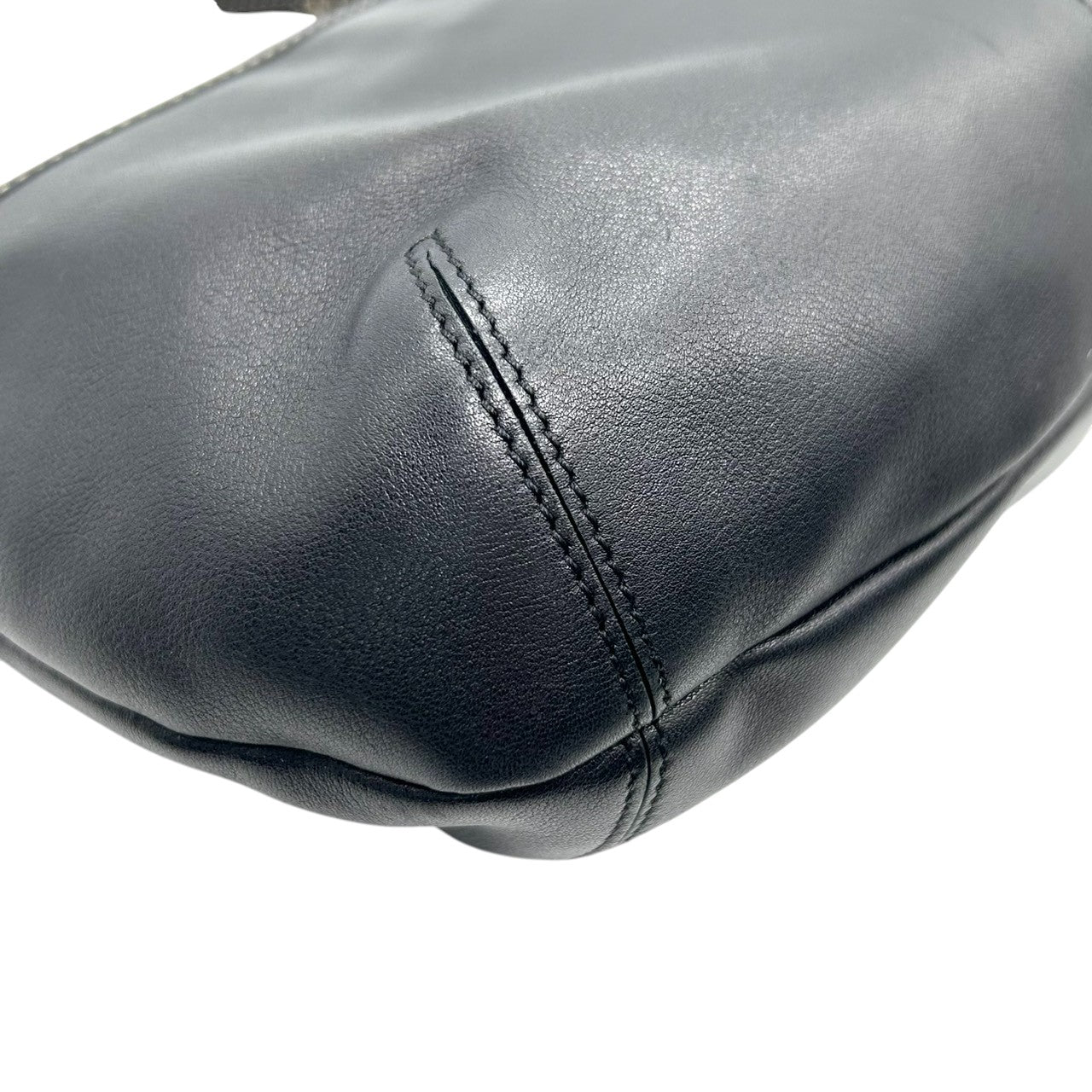 【極美品】コーチ COACH 9282 ソーホー Y2K vintage archive 00s ショルダーバッグ ホーボー ハンドバッグ 肩掛け レザー 本革 ブラック 黒 シルバー金具 バックル レディース ヴィンテージ E6