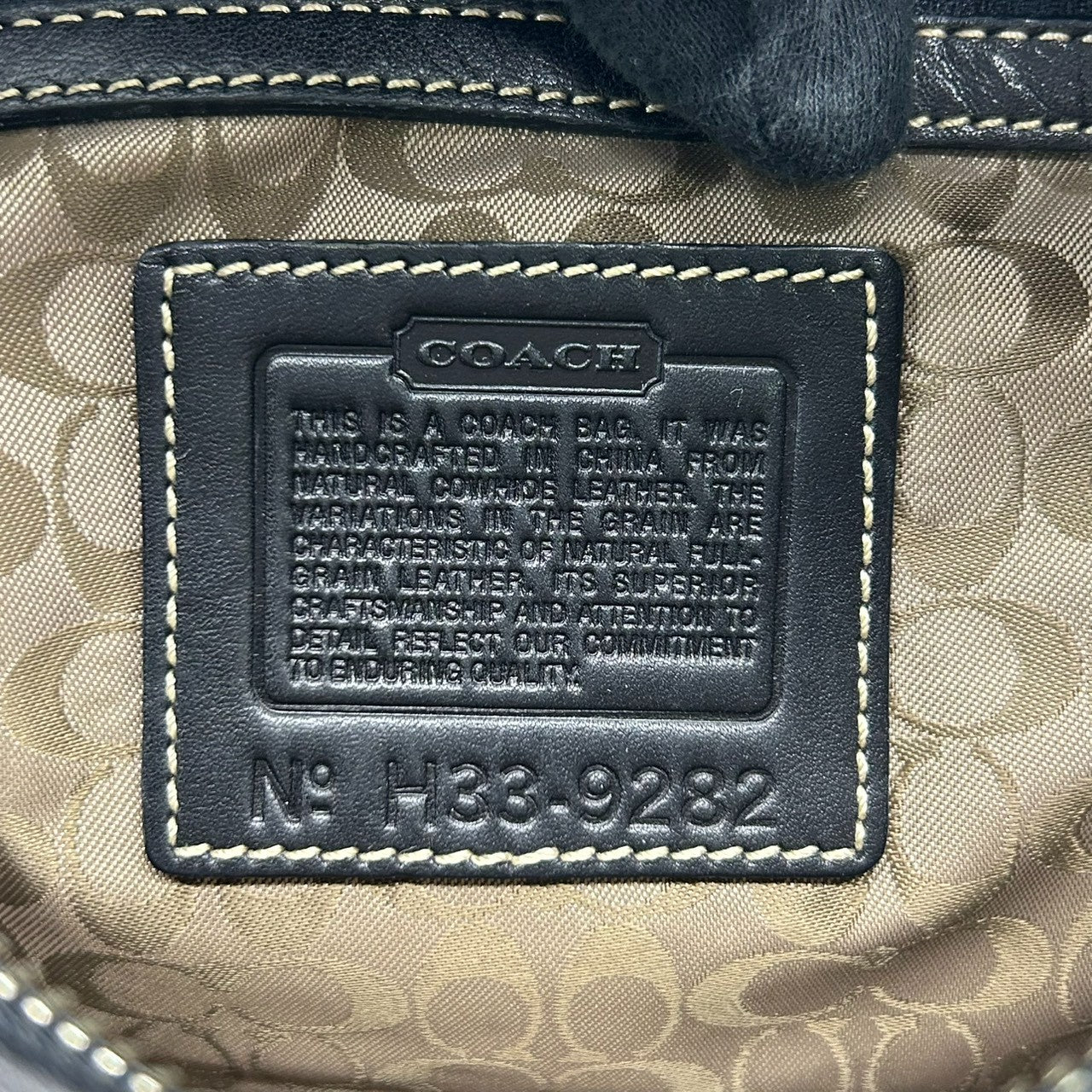 【極美品】コーチ COACH 9282 ソーホー Y2K vintage archive 00s ショルダーバッグ ホーボー ハンドバッグ 肩掛け レザー 本革 ブラック 黒 シルバー金具 バックル レディース ヴィンテージ E6