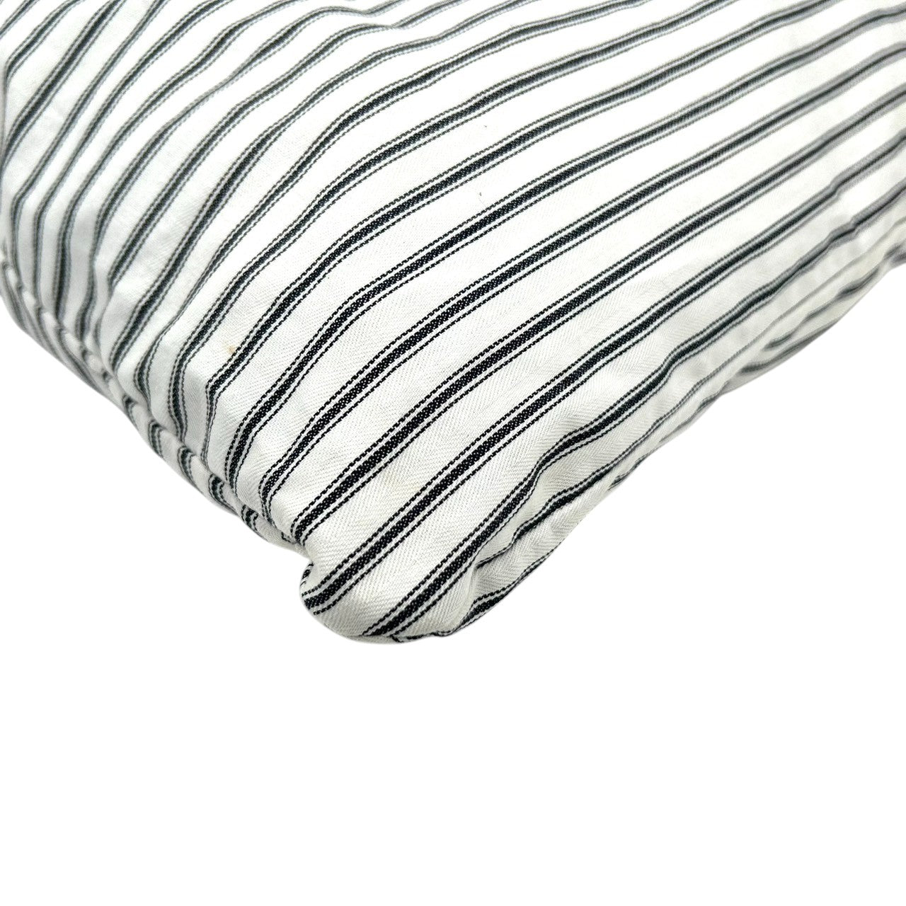 【美品】アニヤハインドマーチ ANYA HINDMARCH トートバッグ エコバッグ ショッピングバッグ 肩掛け A4収納可 キャンバス コットン ストライプ ボーダー アイボリー ブラック リボン ロゴ 刺繍 ロンドン レディース 軽量 薄型 スリム E8