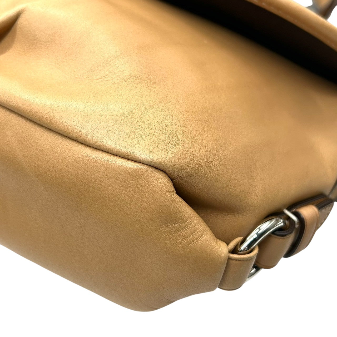 コーチ COACH ソーホー SOHO F15170 ショルダーバッグ ハンドバッグ 2WAY 斜め掛け可 レザー 本革 キャメル ブラウン ターンロック フラップ レディース 肩掛け クロスボディ 鞄 カバン 通勤 通学 E8