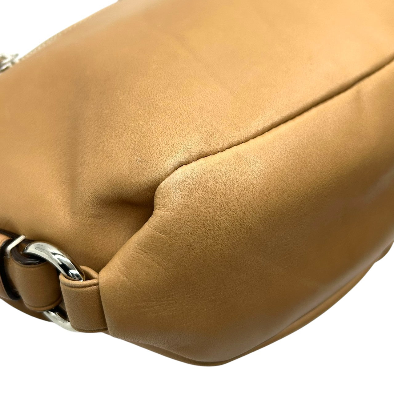 コーチ COACH ソーホー SOHO F15170 ショルダーバッグ ハンドバッグ 2WAY 斜め掛け可 レザー 本革 キャメル ブラウン ターンロック フラップ レディース 肩掛け クロスボディ 鞄 カバン 通勤 通学 E8