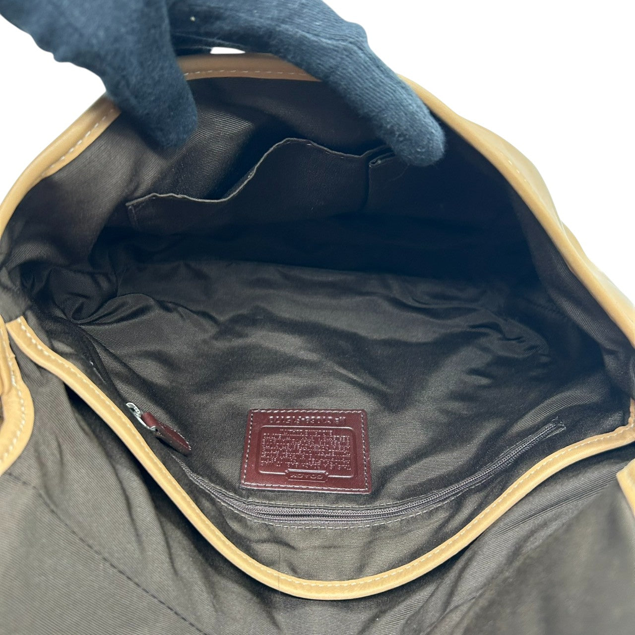 コーチ COACH ソーホー SOHO F15170 ショルダーバッグ ハンドバッグ 2WAY 斜め掛け可 レザー 本革 キャメル ブラウン ターンロック フラップ レディース 肩掛け クロスボディ 鞄 カバン 通勤 通学 E8