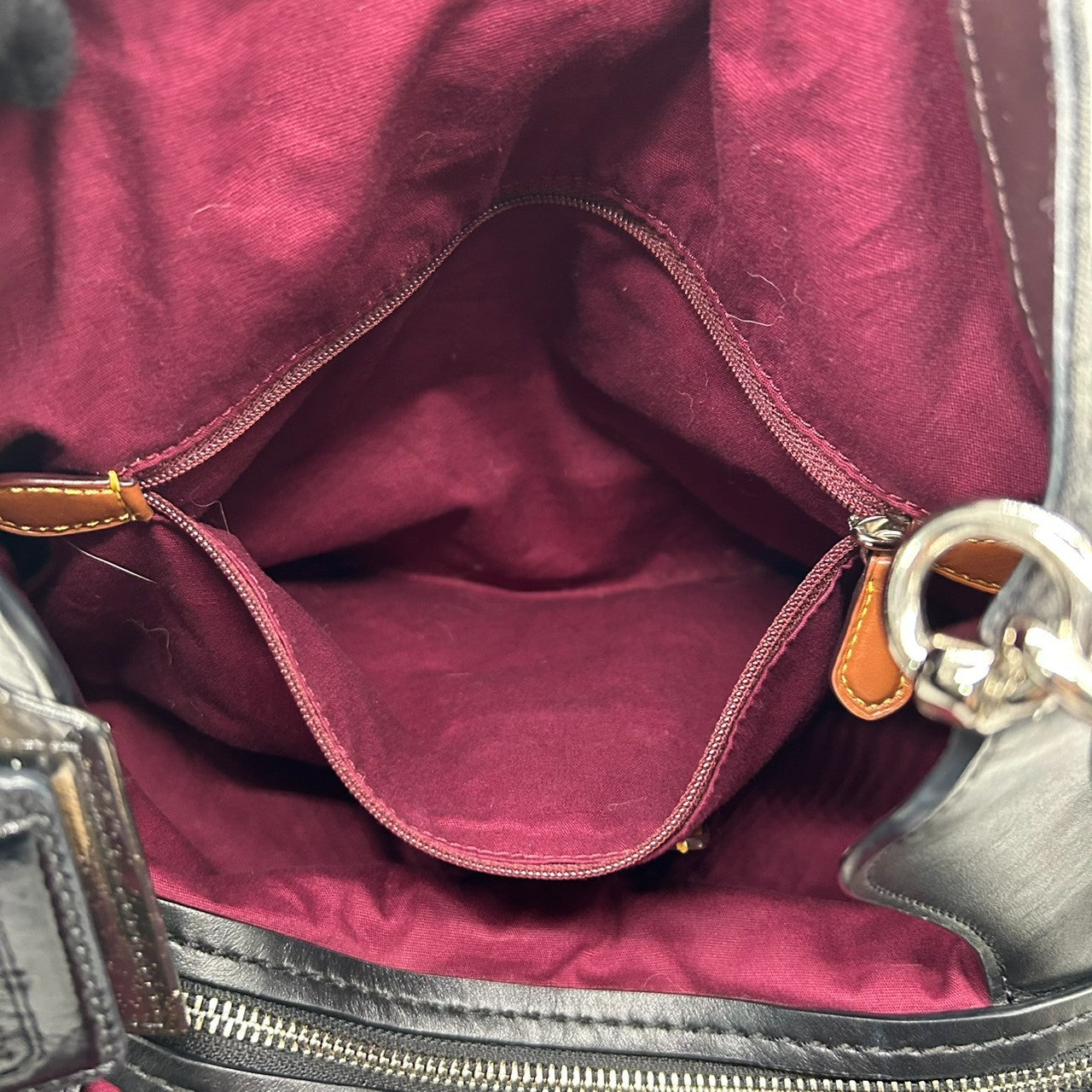 極 美品 コーチ COACH ダルトン 31 Dalton 79697 トートバッグ ショルダーバッグ シグネチャー キャンバス レザー ブラック グレー チェーン レディース 肩掛け A4収納可 鞄 s99