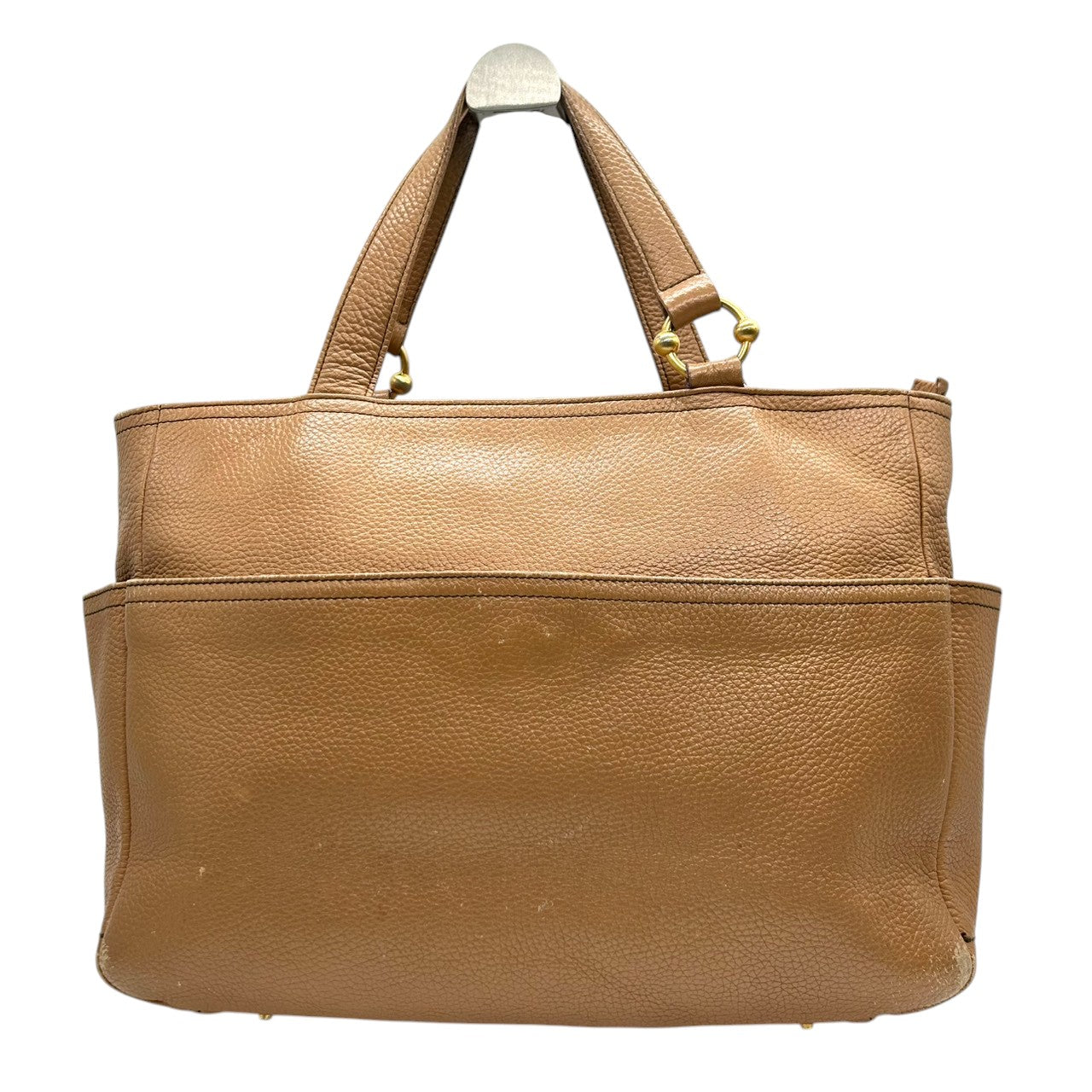 フルラ FURLA トートバッグ ハンドバッグ ショルダーバッグ 2WAY 斜め掛け可 レザー 本革 シボ革 ベージュ キャメル ライトブラウン シンプル ゴールド金具 ロゴ レディース 肩掛け クロスボディ 大容量 通勤 通学 鞄 カバン s99