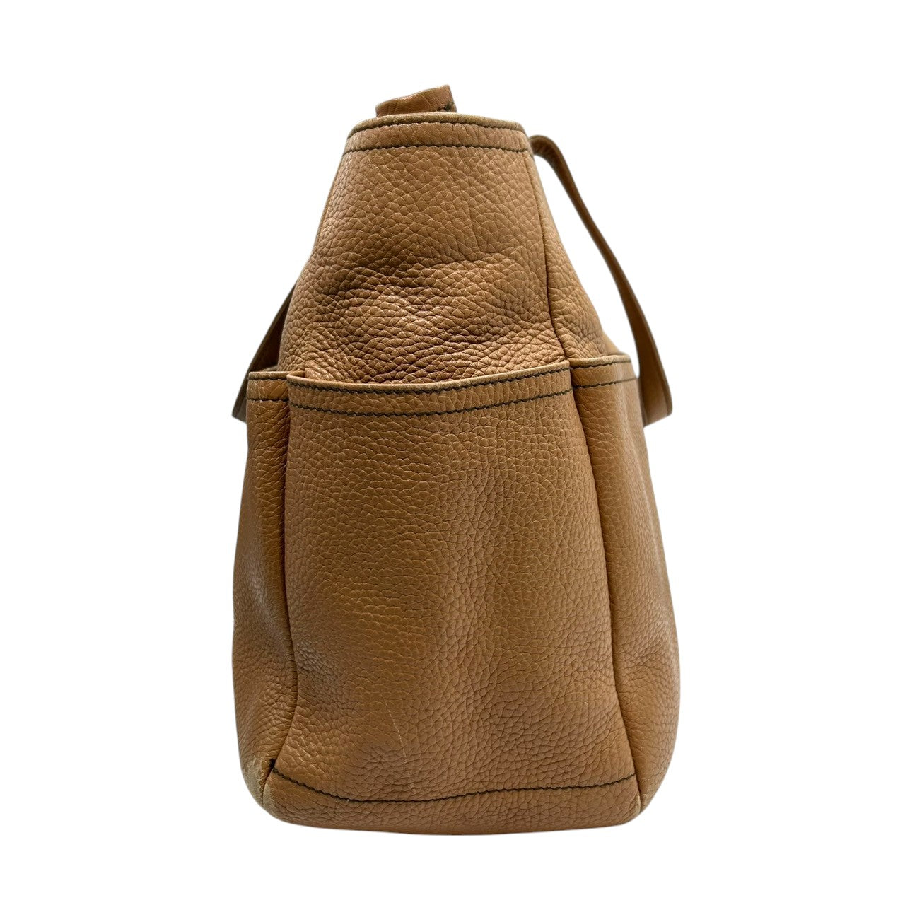 フルラ FURLA トートバッグ ハンドバッグ ショルダーバッグ 2WAY 斜め掛け可 レザー 本革 シボ革 ベージュ キャメル ライトブラウン シンプル ゴールド金具 ロゴ レディース 肩掛け クロスボディ 大容量 通勤 通学 鞄 カバン s99