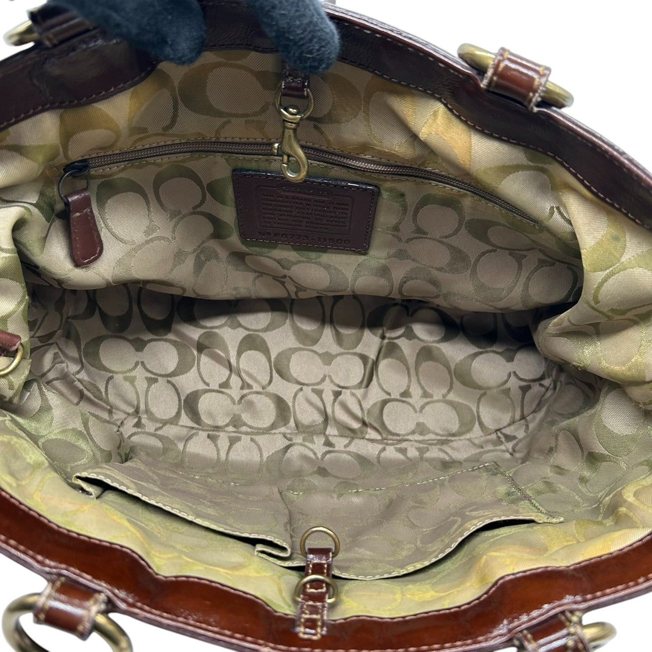 コーチ COACH ブリーカー 11500 トートバッグ ショルダーバッグ ハンドバッグ レザー 本革 ダークブラウン 茶 ターンロック ゴールド金具 レディース 肩掛け ワンショルダー A4収納可 大容量 通勤 通学 鞄 カバン s85