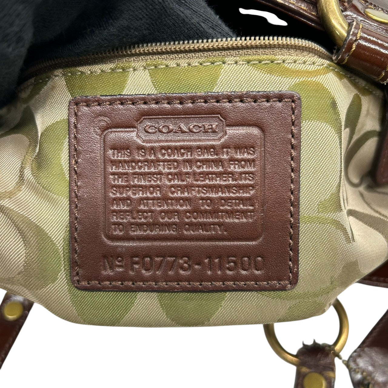 コーチ COACH ブリーカー 11500 トートバッグ ショルダーバッグ ハンドバッグ レザー 本革 ダークブラウン 茶 ターンロック ゴールド金具 レディース 肩掛け ワンショルダー A4収納可 大容量 通勤 通学 鞄 カバン s85