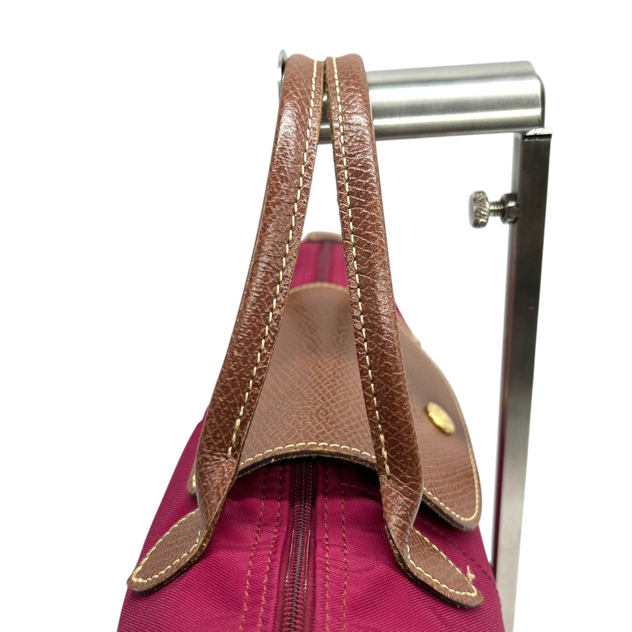 ロンシャン LONGCHAMP ル・プリアージュ Sサイズ 1621 ハンドバッグ トートバッグ ミニトート ナイロン レザー 本革 パープル 紫 折りたたみ可 ポケッタブル 軽量 ランチバッグ サブバッグ コンパクト レディース 鞄 カバン 定番 s90