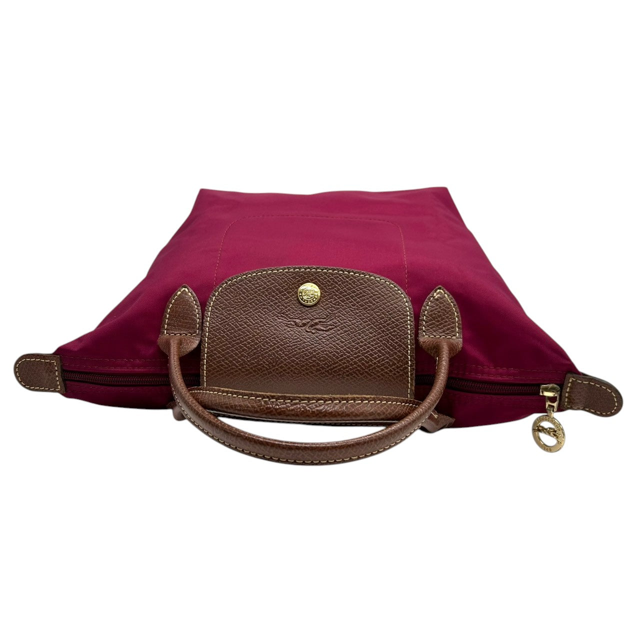 ロンシャン LONGCHAMP ル・プリアージュ Sサイズ 1621 ハンドバッグ トートバッグ ミニトート ナイロン レザー 本革 パープル 紫 折りたたみ可 ポケッタブル 軽量 ランチバッグ サブバッグ コンパクト レディース 鞄 カバン 定番 s90