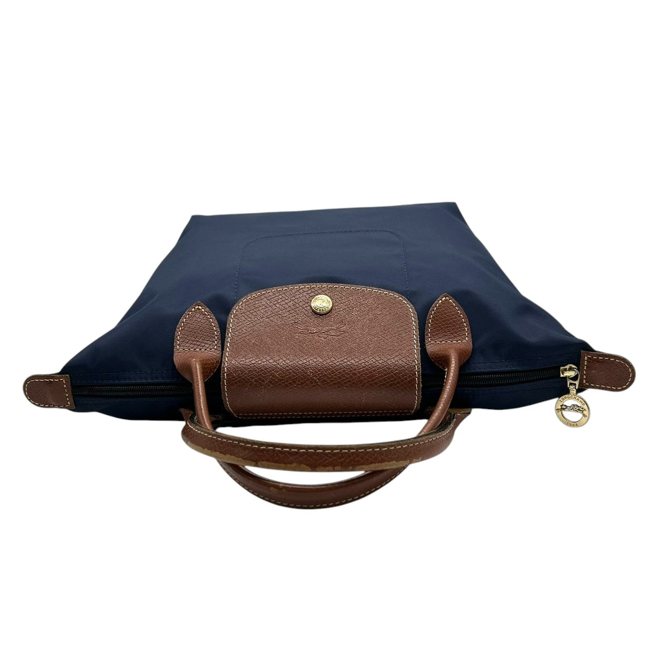 ロンシャン LONGCHAMP ル・プリアージュ Sサイズ 1621 ハンドバッグ トートバッグ ミニトート ナイロン レザー 本革 ネイビー 紺 折りたたみ可 ポケッタブル 軽量 ランチバッグ コンパクト レディース 鞄 カバン 定番 通勤 s90