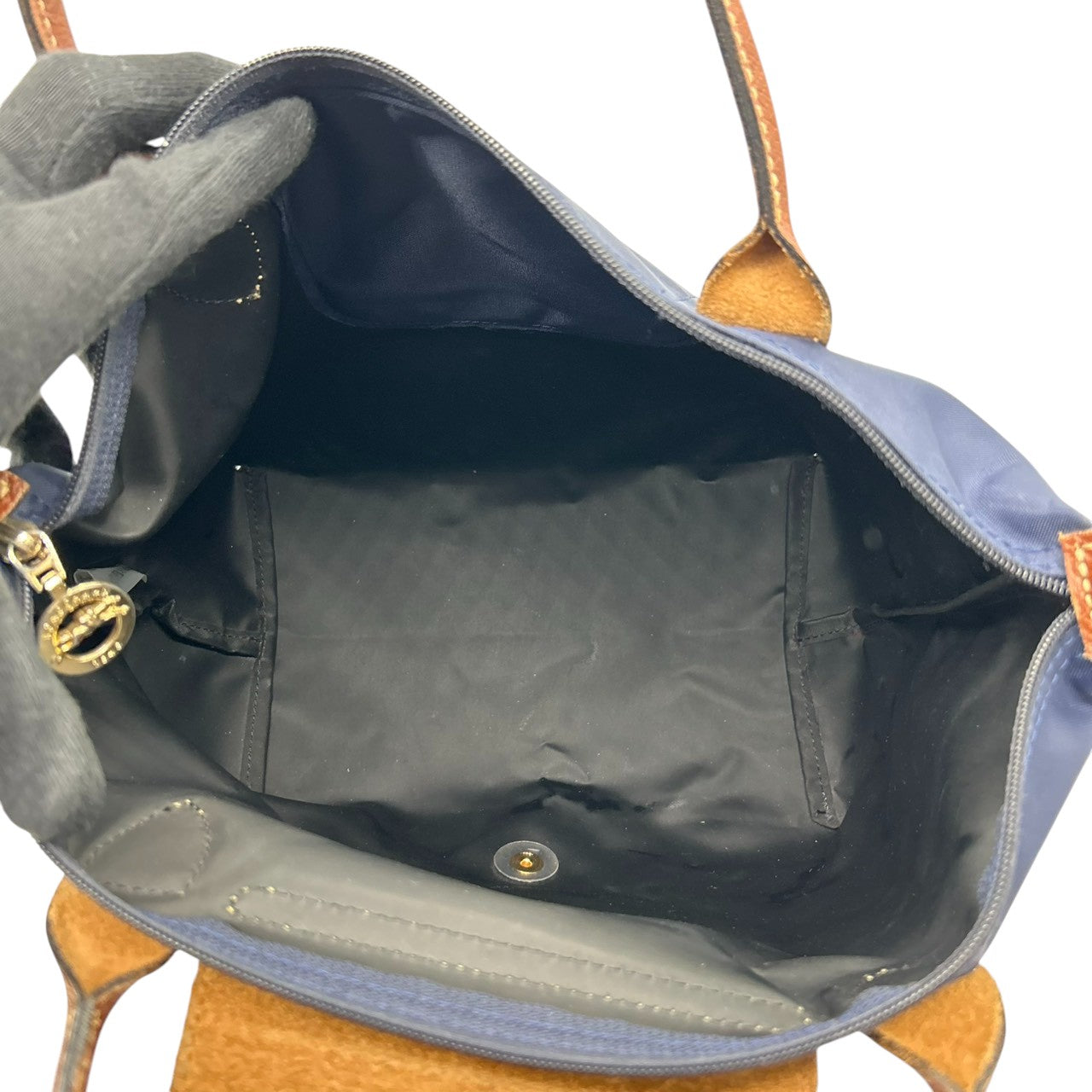 ロンシャン LONGCHAMP ル・プリアージュ Sサイズ 1621 ハンドバッグ トートバッグ ミニトート ナイロン レザー 本革 ネイビー 紺 折りたたみ可 ポケッタブル 軽量 ランチバッグ コンパクト レディース 鞄 カバン 定番 通勤 s90