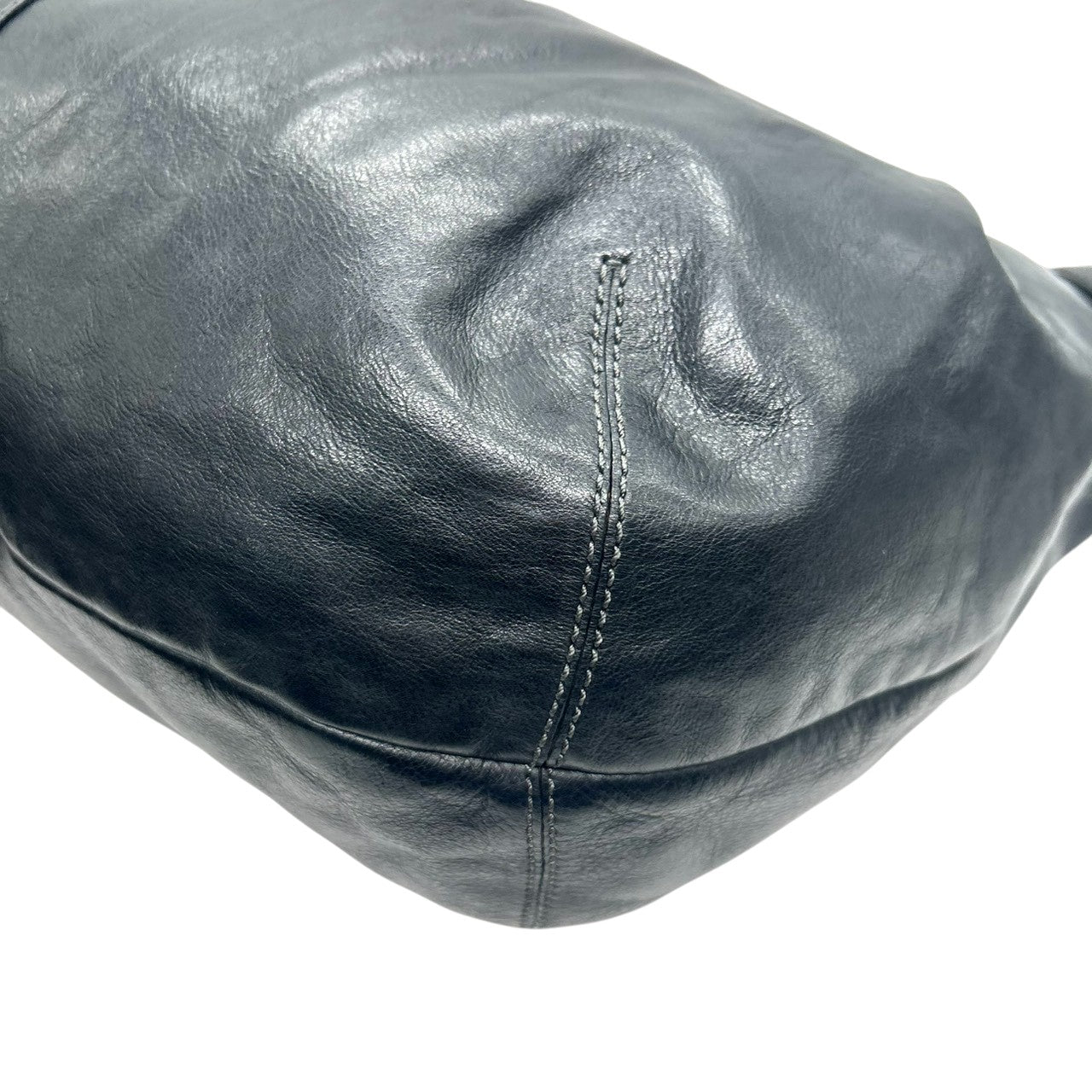 美品 コーチ COACH パーカー Parker 12236 ショルダーバッグ ハンドバッグ ホーボー ワンショルダー レザー 本革 ブラック 黒 プリーツ 肩掛け A4収納可 大容量 軽量 通勤 通学 鞄 カバン s90