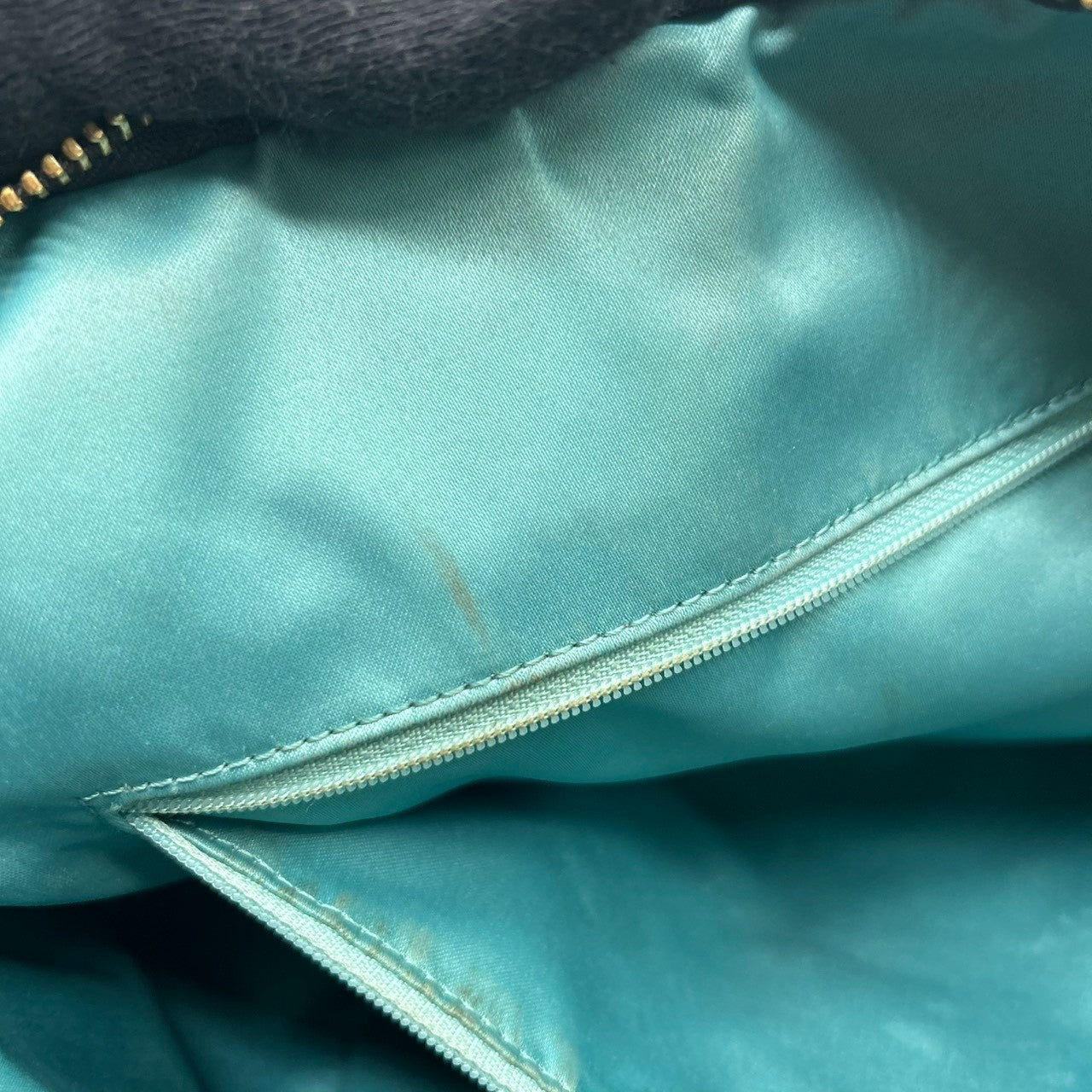 美品 コーチ COACH パーカー Parker 12236 ショルダーバッグ ハンドバッグ ホーボー ワンショルダー レザー 本革 ブラック 黒 プリーツ 肩掛け A4収納可 大容量 軽量 通勤 通学 鞄 カバン s90