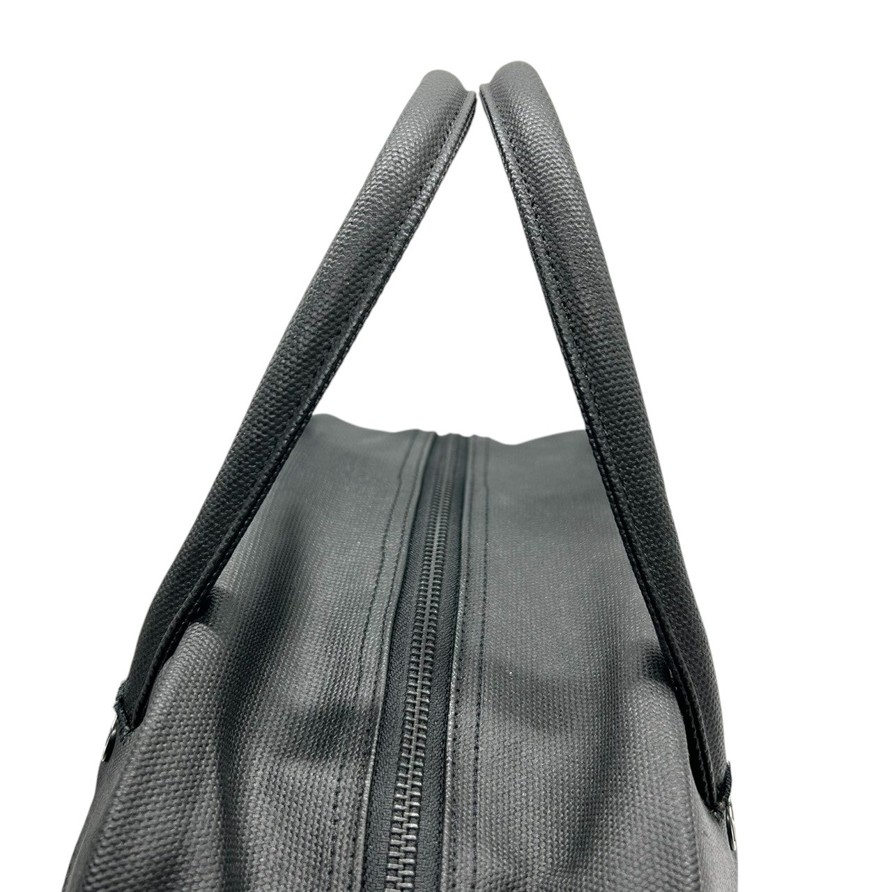 美品 マークバイマークジェイコブス MARC BY MARC JACOBS ハンドバッグ ミニボストンバッグ ナイロン ブラック 黒 イエロー 黄色 ビッグロゴ 筆記体 レディース 軽量 スポーティ カジュアル ジム ランチバッグ 鞄 カバン s57