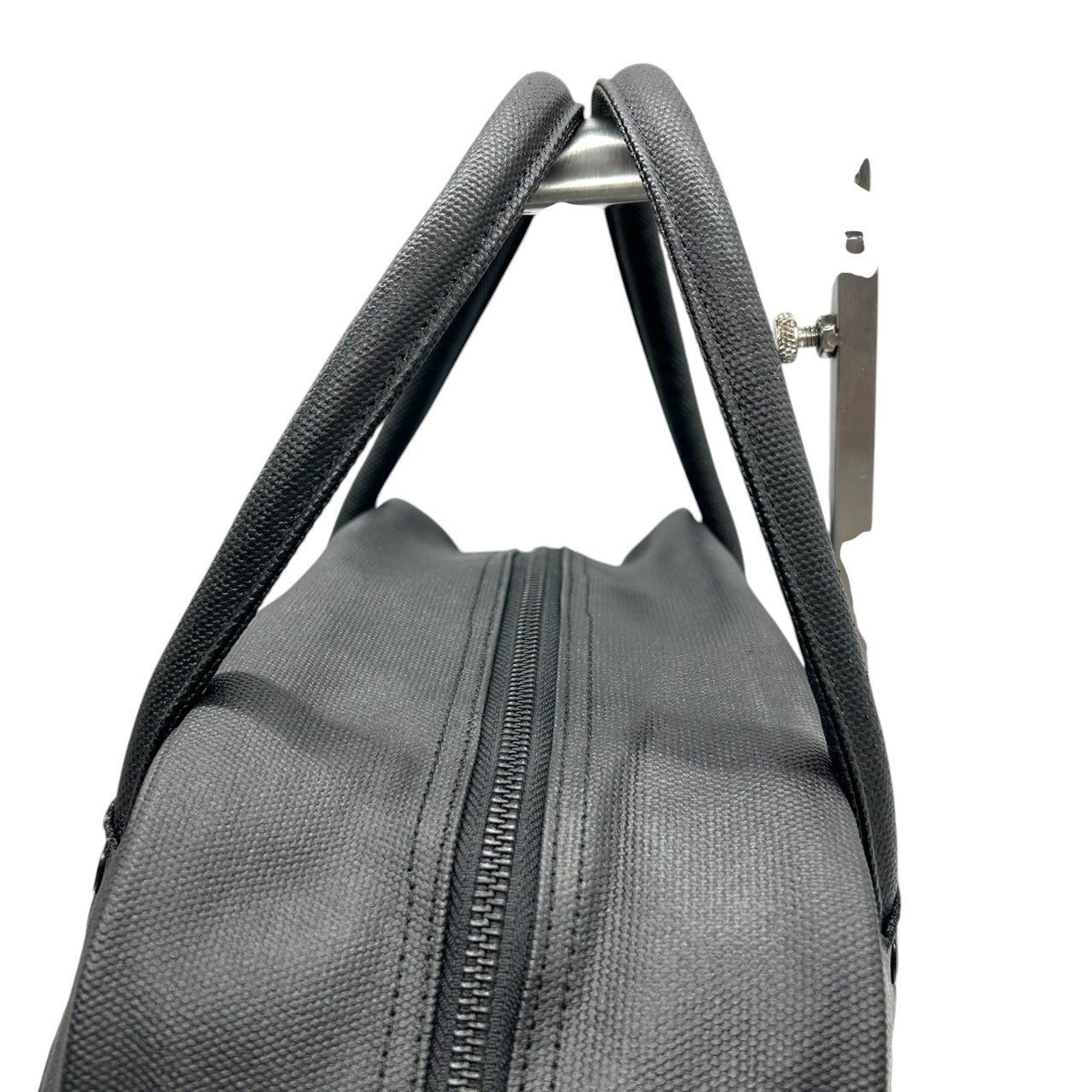 美品 マークバイマークジェイコブス MARC BY MARC JACOBS ハンドバッグ ミニボストンバッグ ナイロン ブラック 黒 イエロー 黄色 ビッグロゴ 筆記体 レディース 軽量 スポーティ カジュアル ジム ランチバッグ 鞄 カバン s57