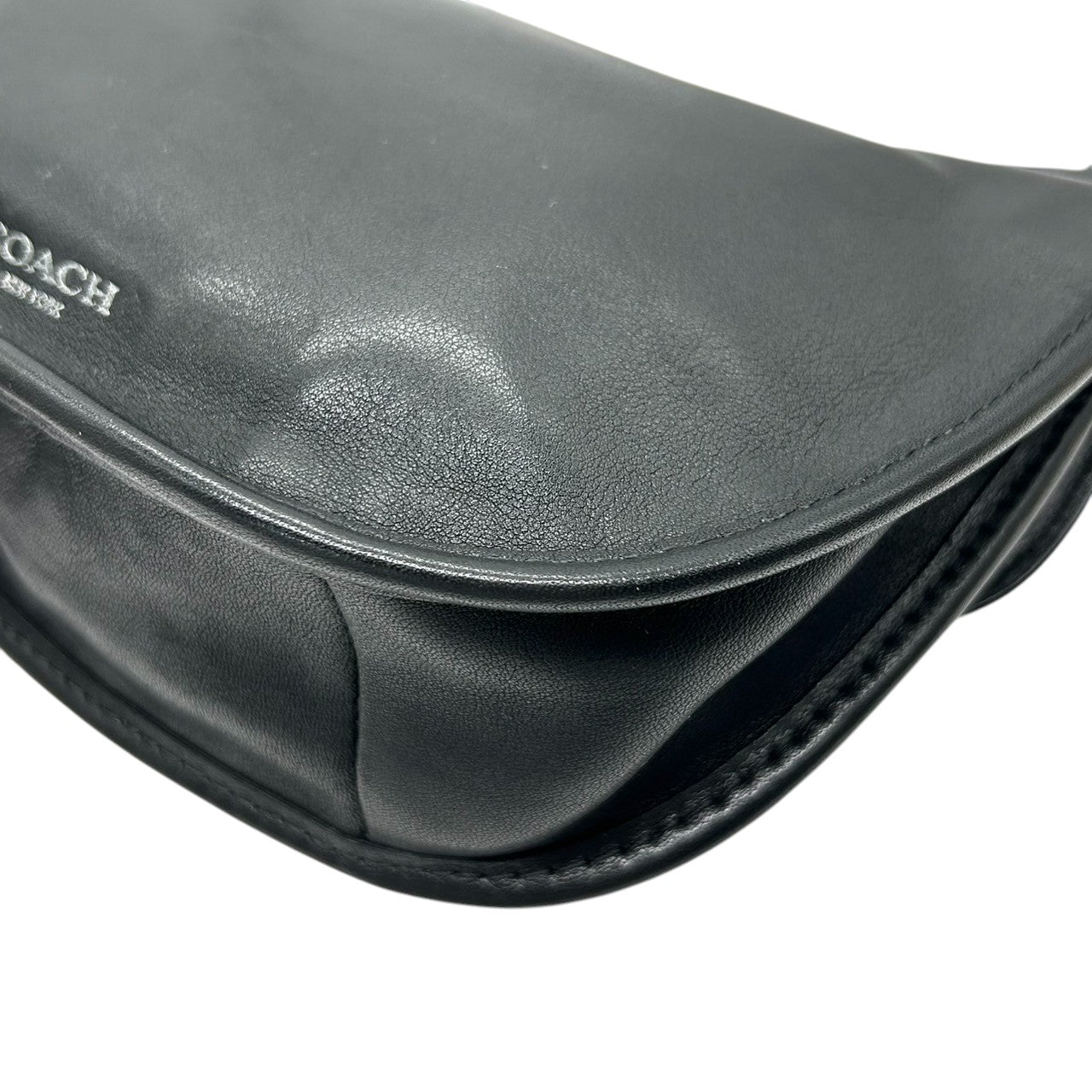 美品 コーチ COACH レガシー アーカイバル ランブラー 19925 ショルダーバッグ 斜め掛け可 レザー 本革 ダブルターンロック タッセル フリンジ 黒 ブラック オールドコーチ Y2K 00s vintage archive s46