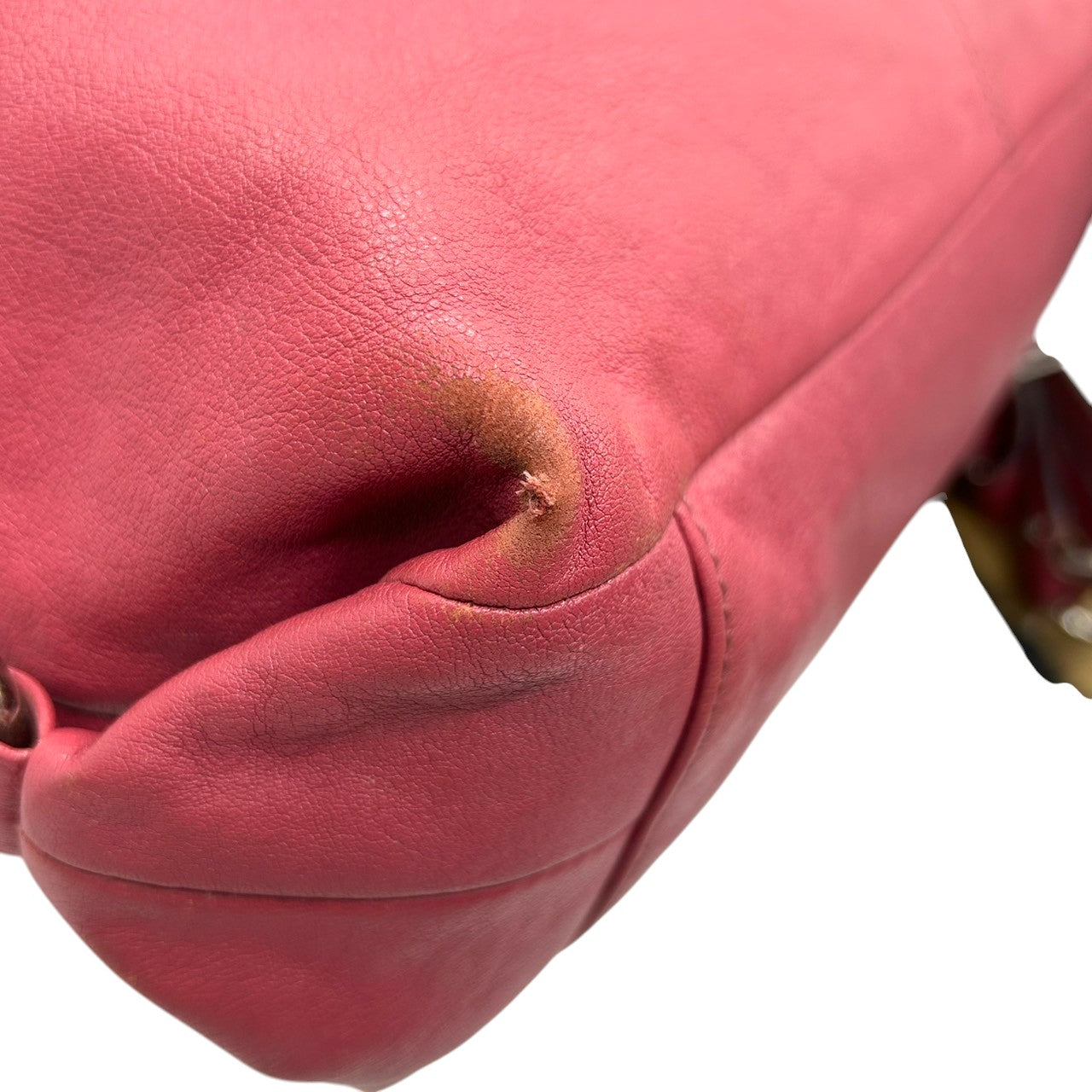 コーチ COACH アシュレイ Ashley F15444 2WAY ショルダーバッグ ハンドバッグ トートバッグ 斜め掛け可 レザー 本革 ピンク ローズ シルバー金具 筆記体ロゴ レディース 肩掛け ワンショルダー 華やか フェミニン 鞄 カバン s46